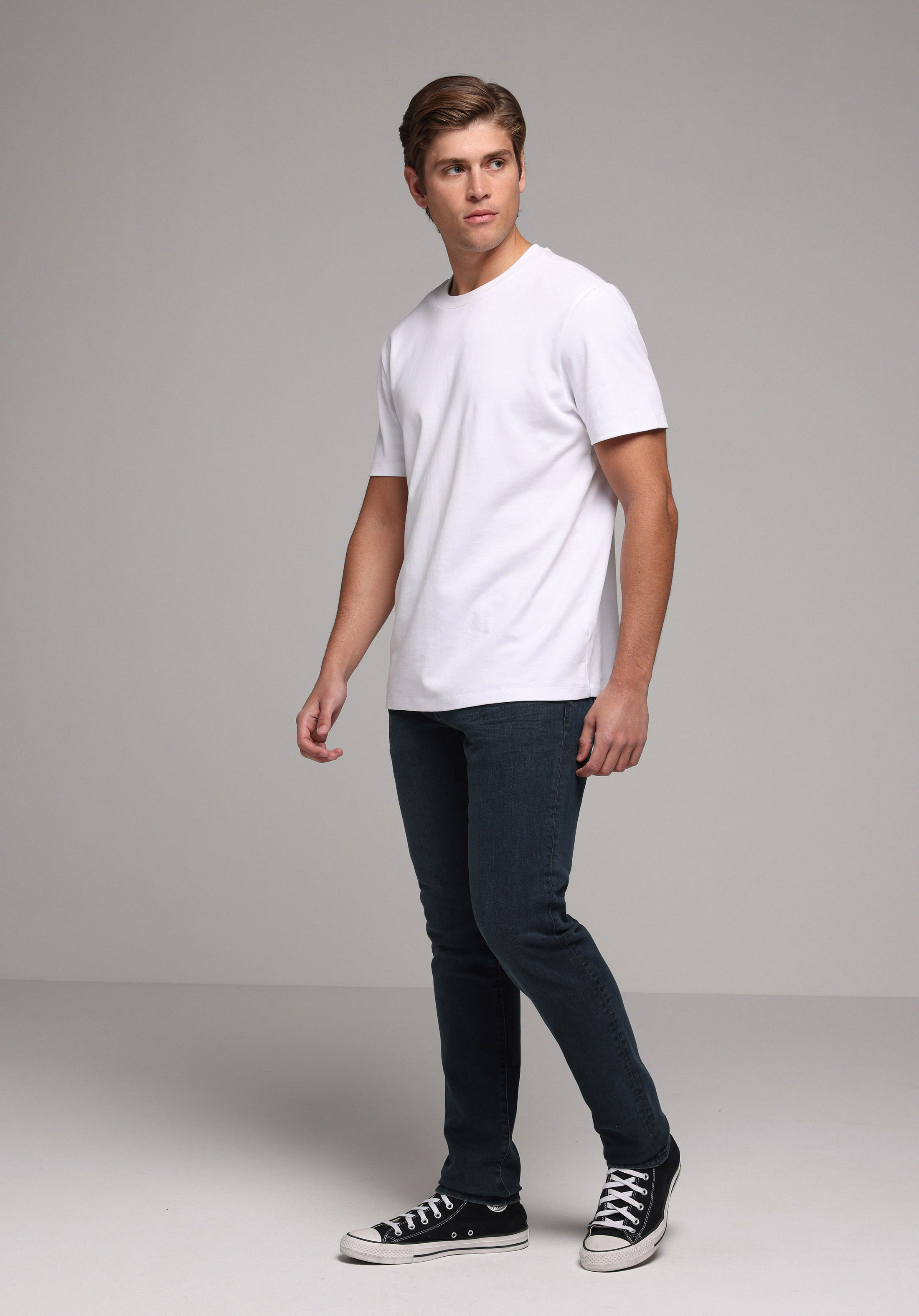 Slim Fit   Erkek Blue Black Denim Jean Pantolon