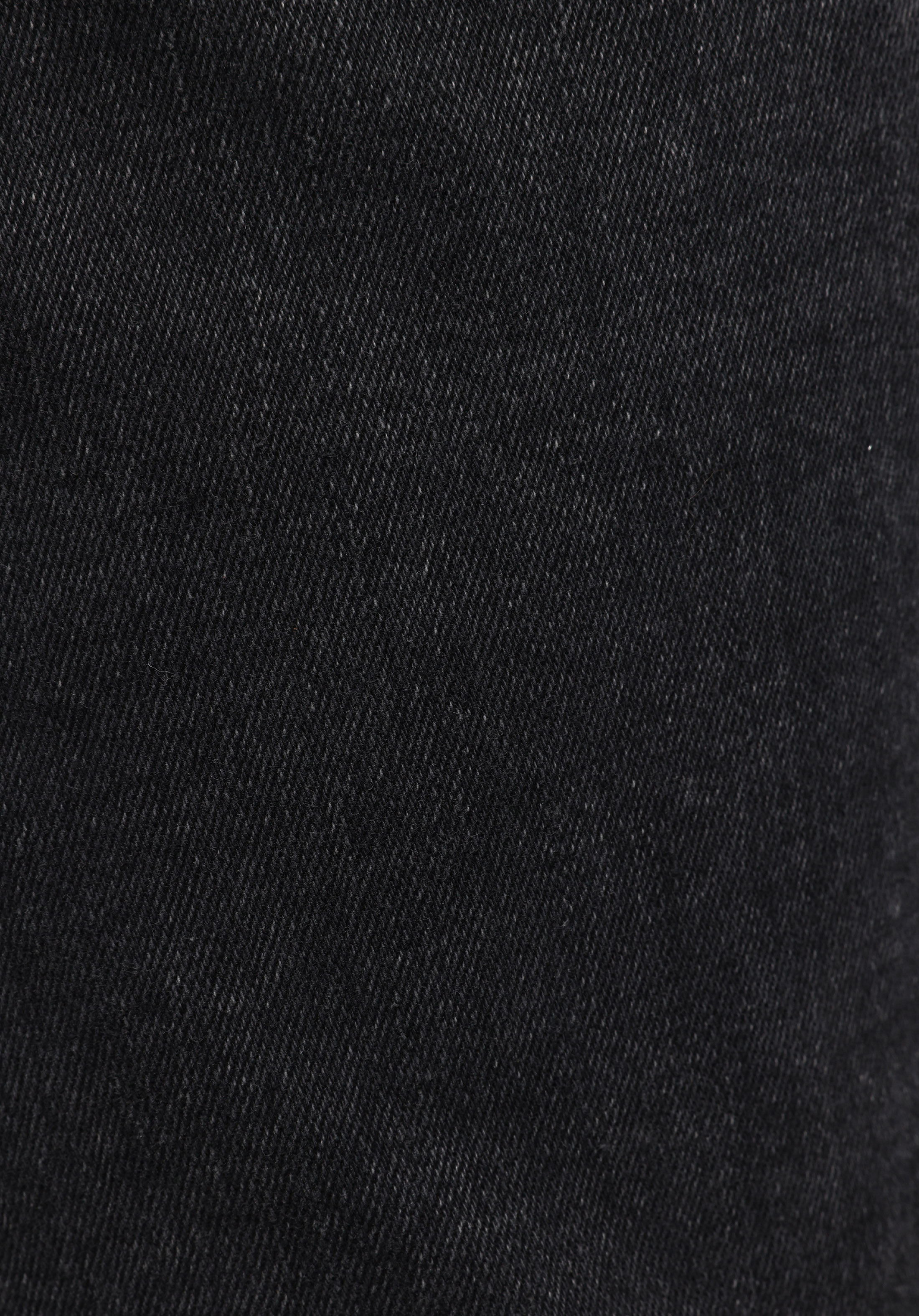 Straight Fit Düşük Bel Düz Erkek Black Denim Jean Şort