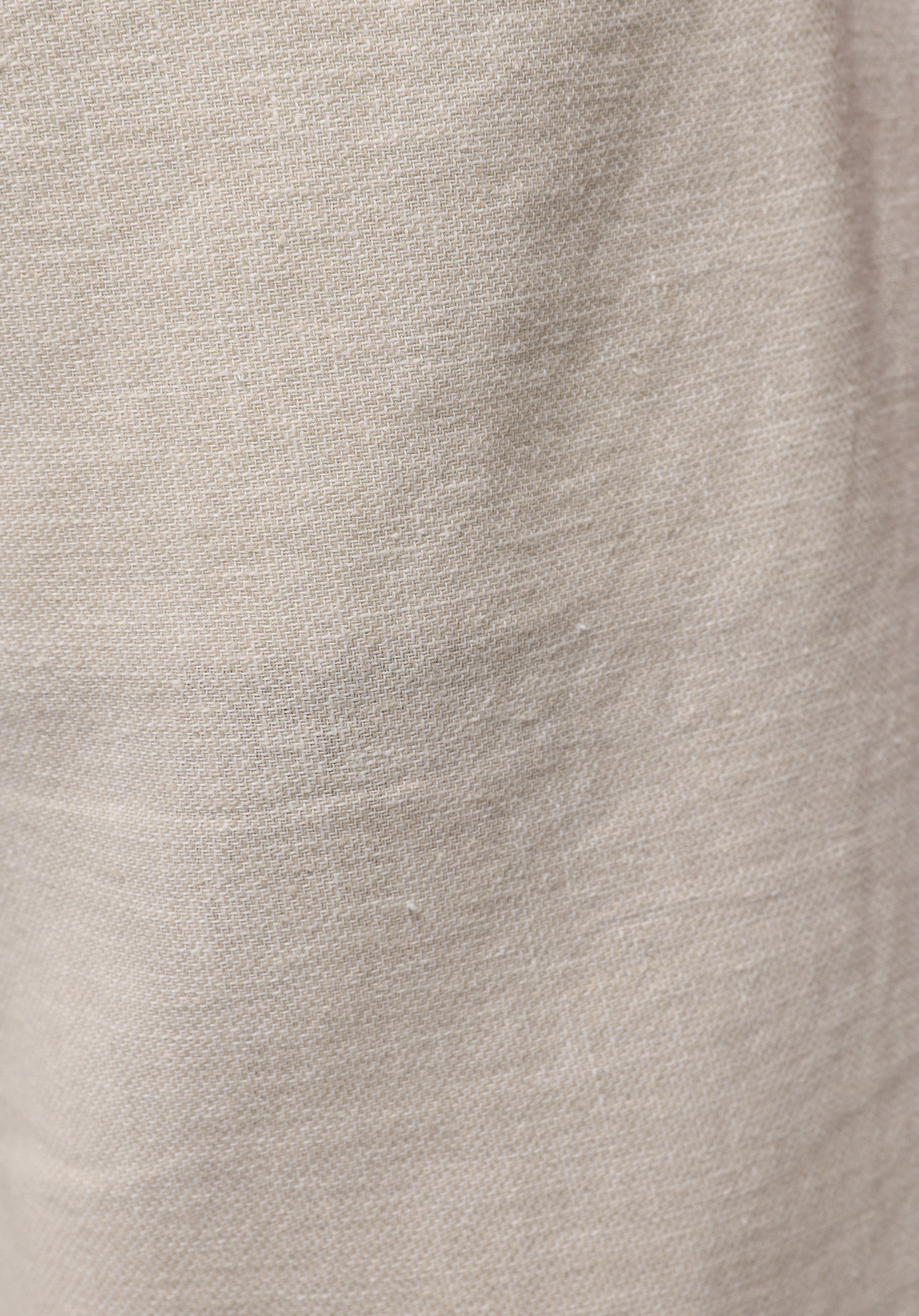 Regular Fit Orta Bel Düz Erkek Bej Şort