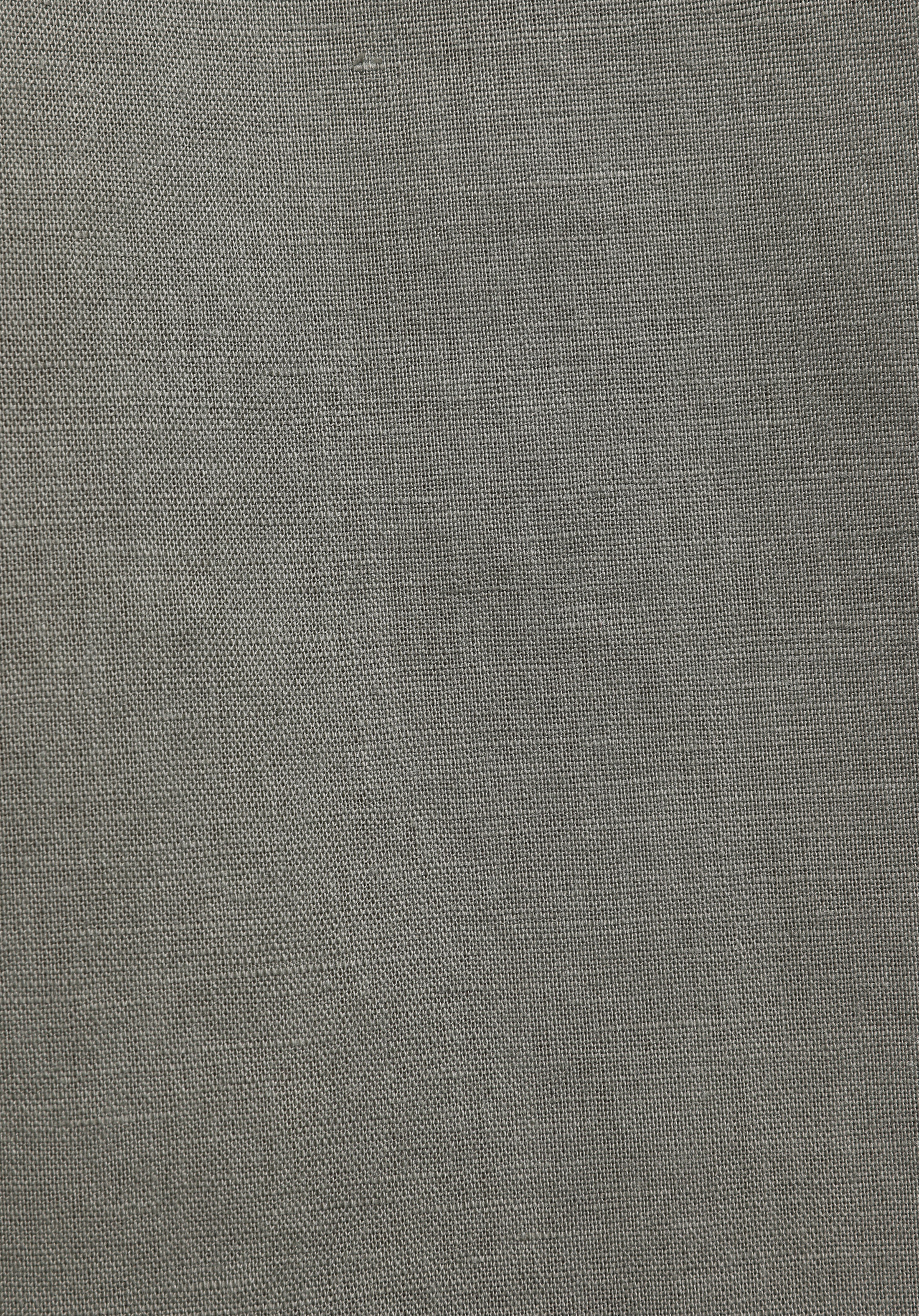 Regular Fit Shirt Neck Düz Erkek Yeşil Uzun Kol Gömlek