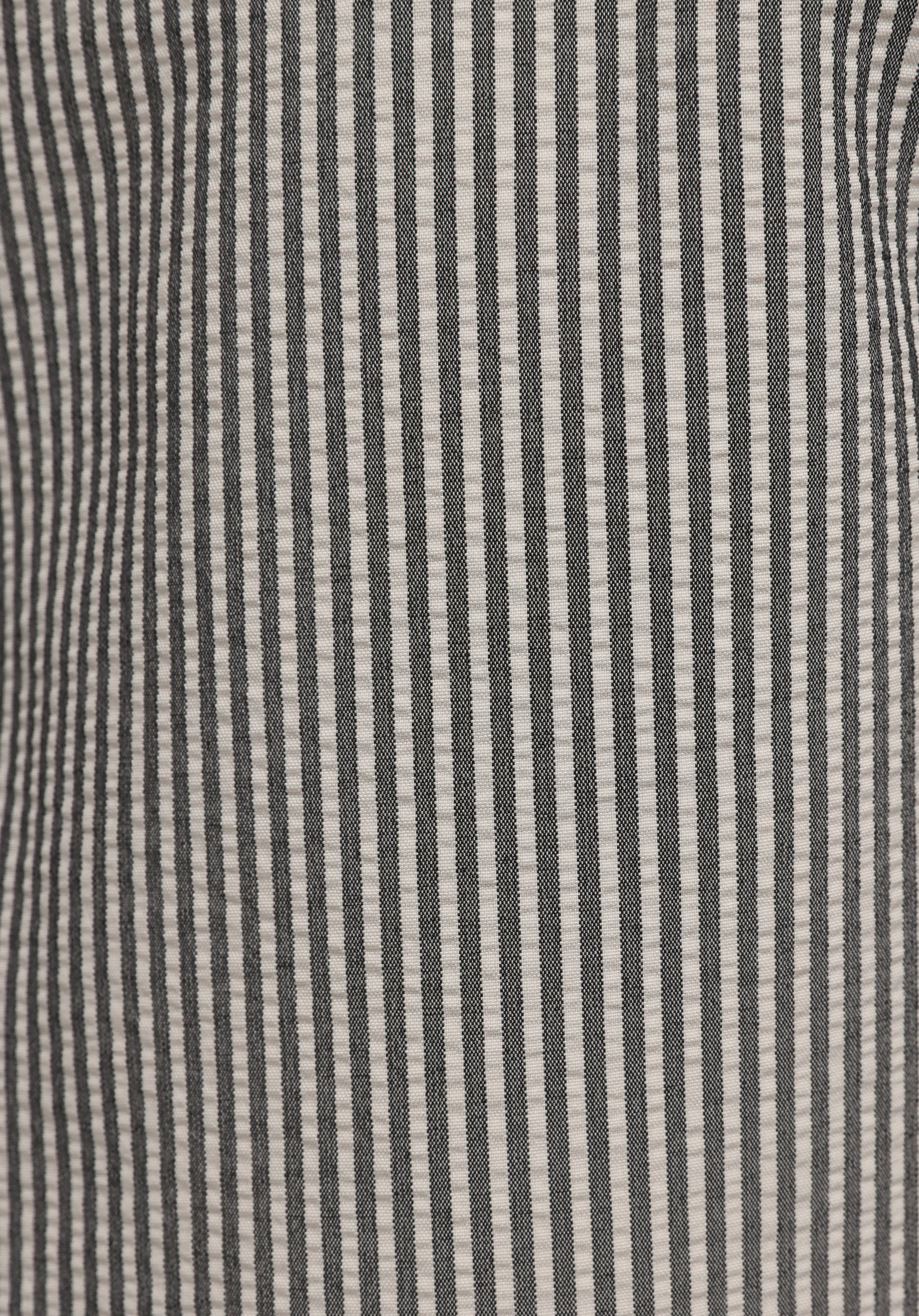 Slim Fit Çizgili Erkek Antrasit Deniz Şortu