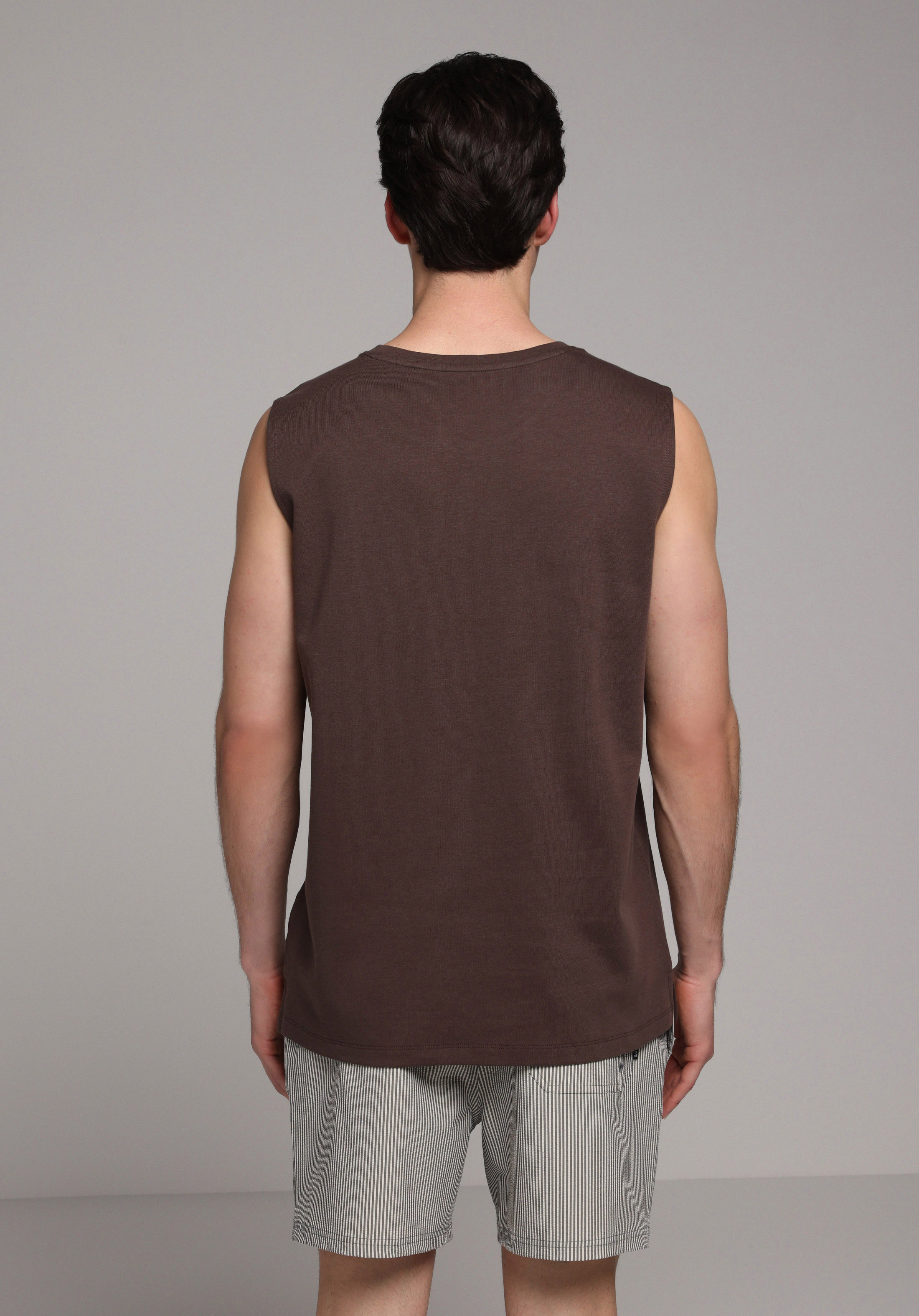 Regular Fit   Erkek Kahverengi Atlet