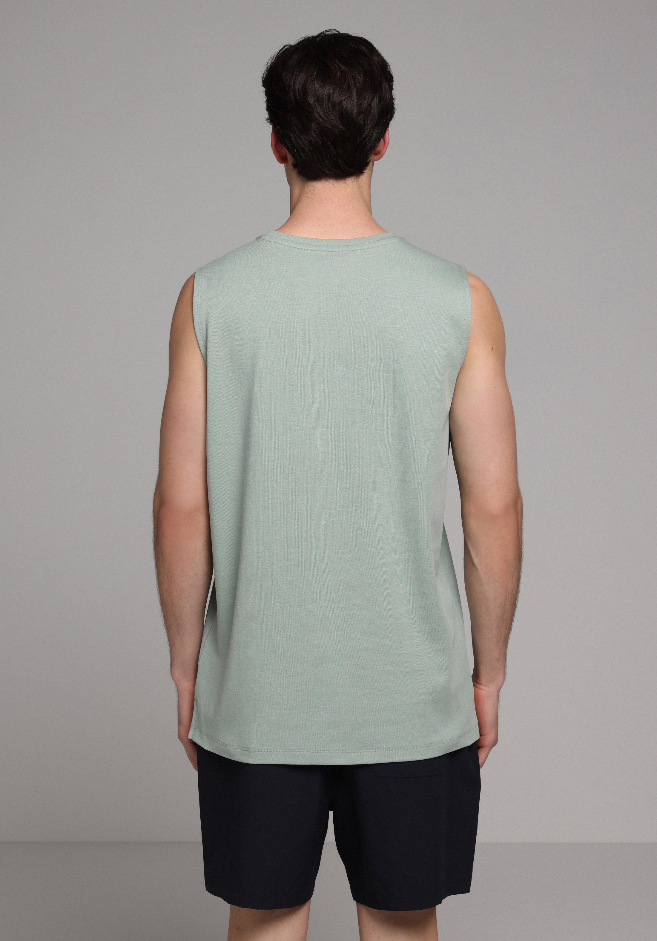 Regular Fit   Erkek Yeşil Atlet