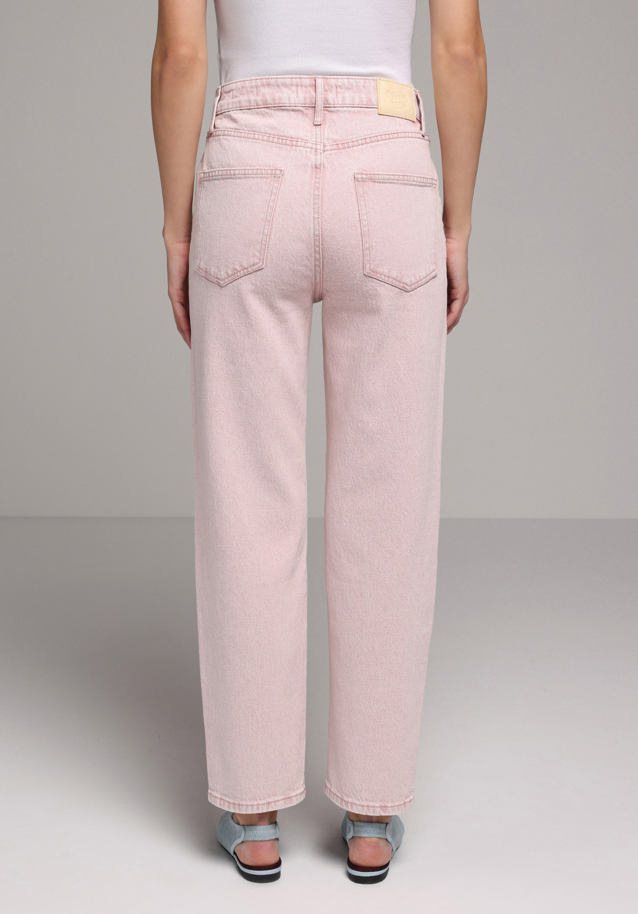 Straight Fit   Kadın Colour Denim Jean Pantolon