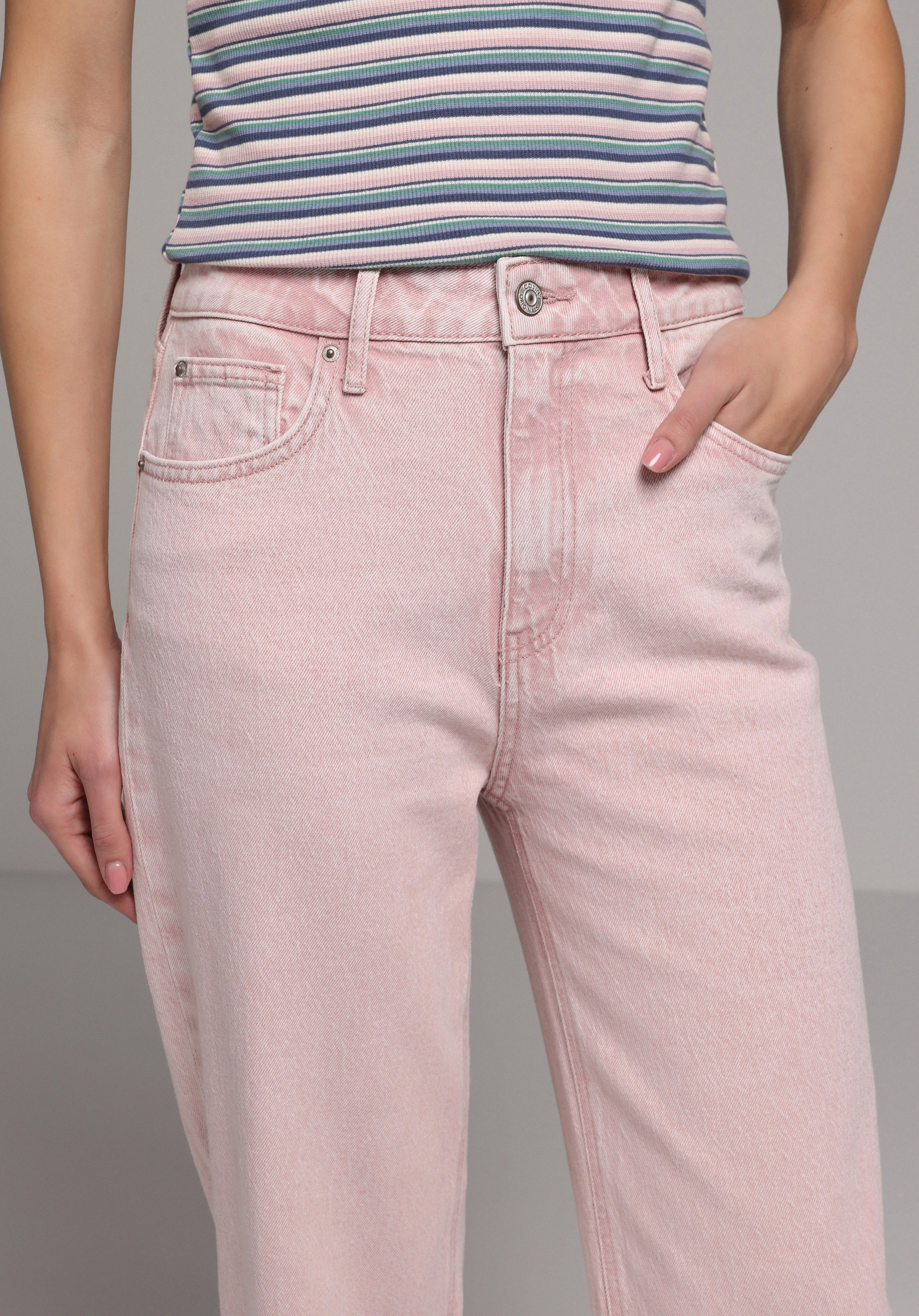 Straight Fit   Kadın Colour Denim Jean Pantolon