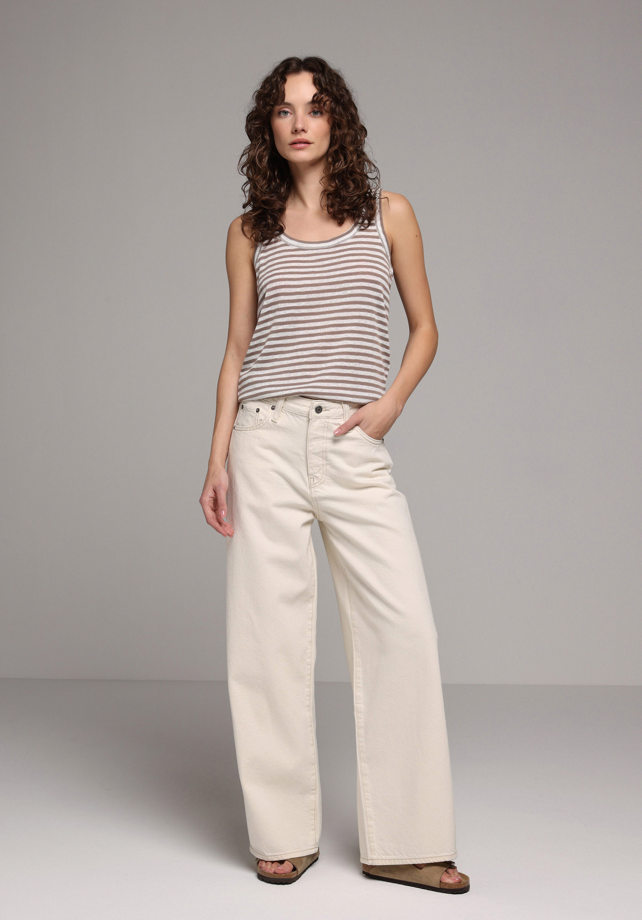 Loose Fit   Kadın Colour Denim Jean Pantolon