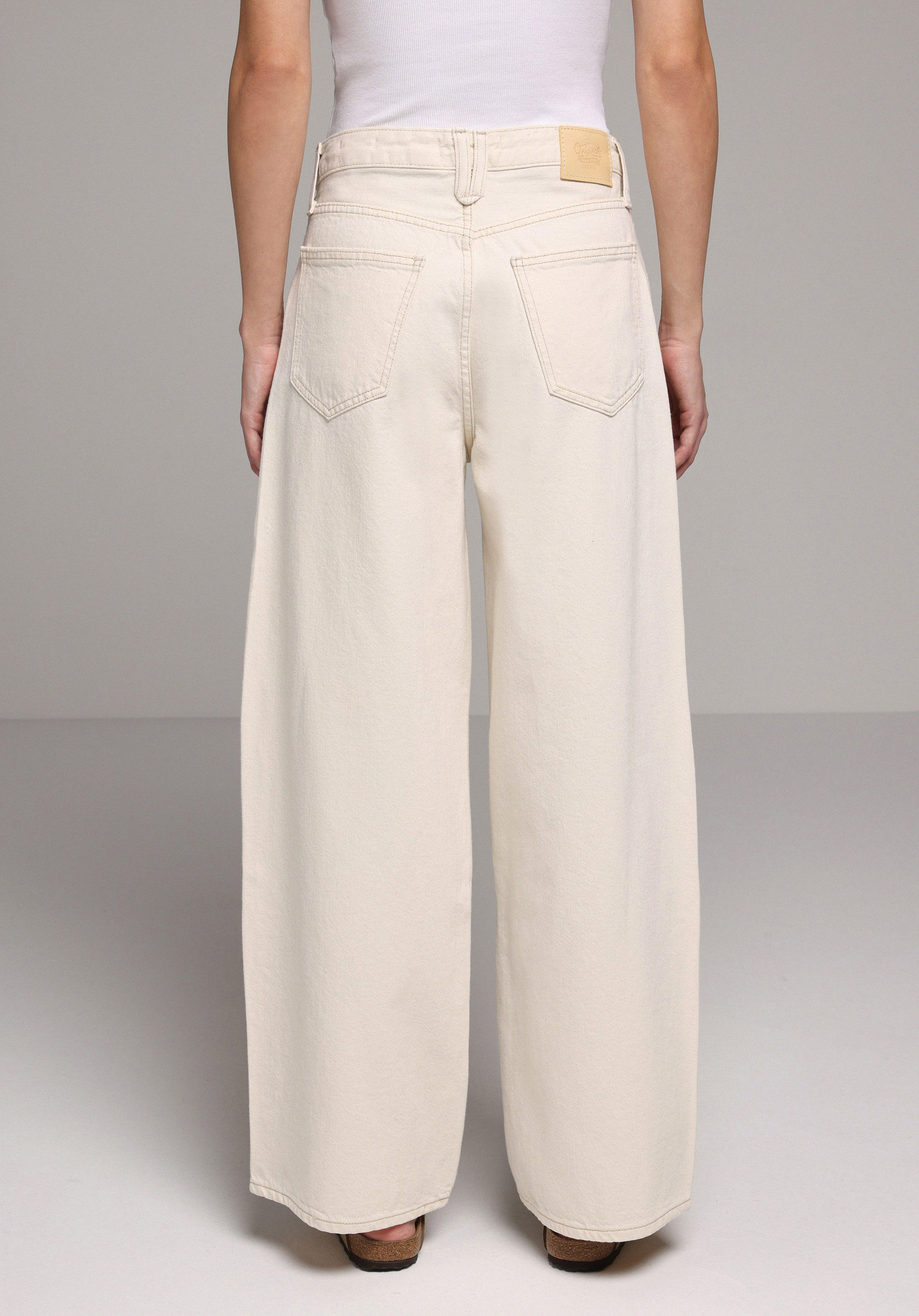 Loose Fit   Kadın Colour Denim Jean Pantolon