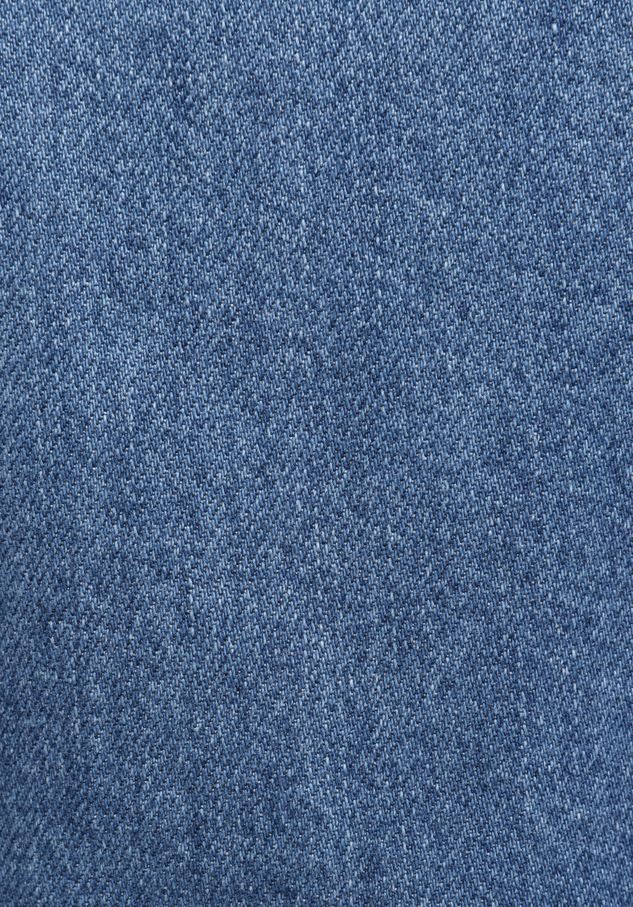 Regular Fit  Düz Kadın Mid İndigo Denim Jean Şort
