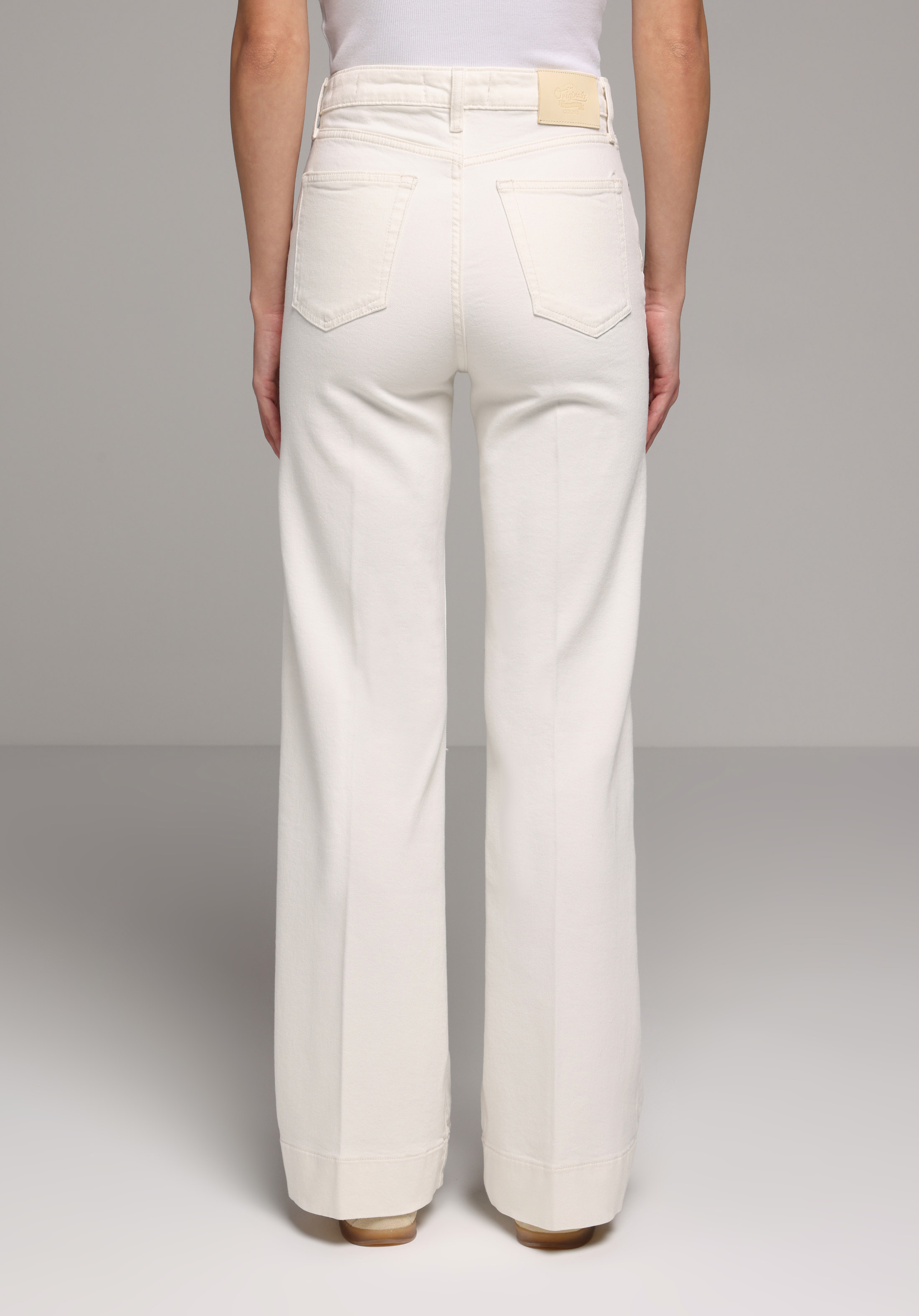 Regular Fit   Kadın White Denim Jean Pantolon