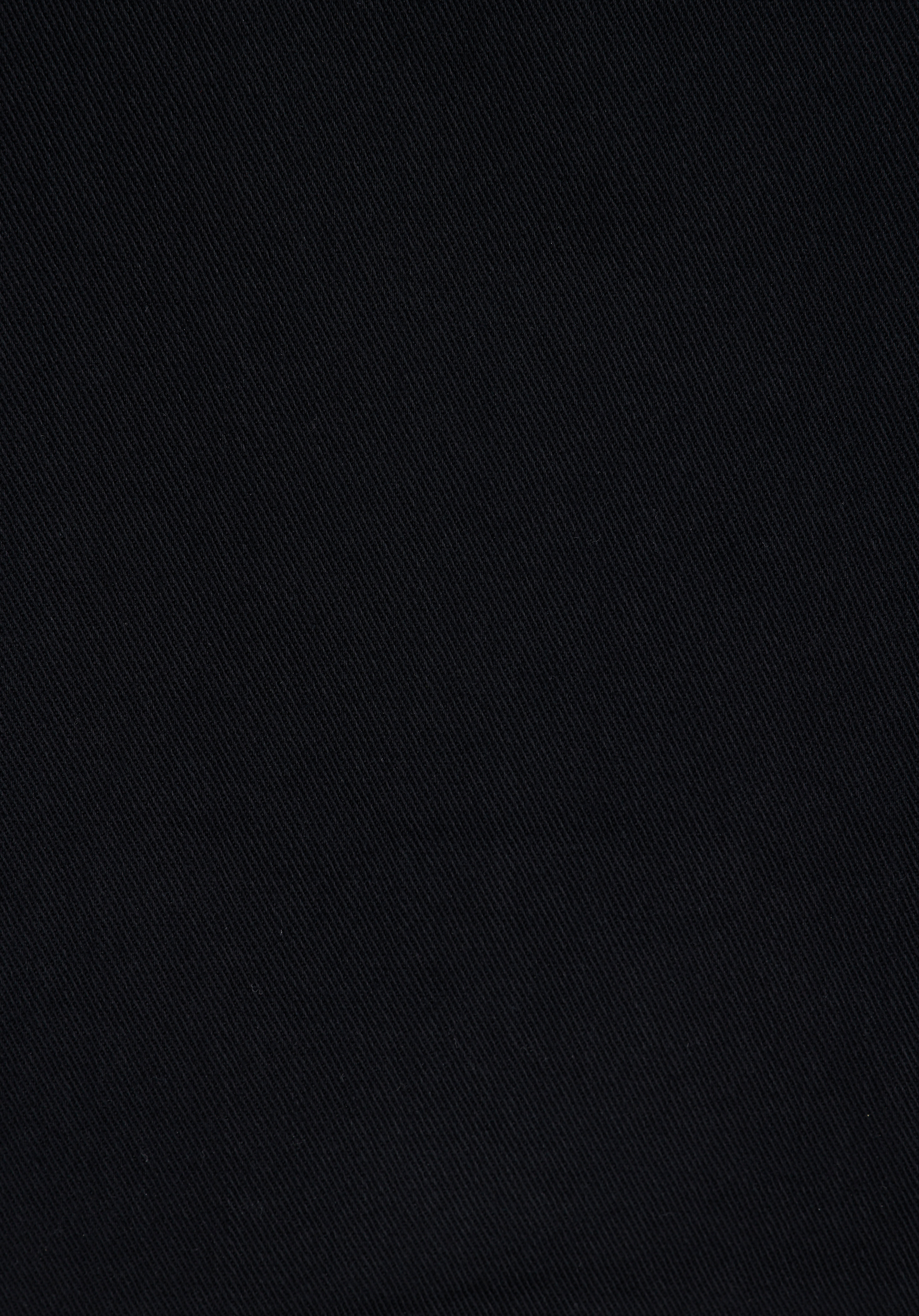 Comfort Fit Shirt Neck Düz Erkek Siyah Kısa Kol Gömlek