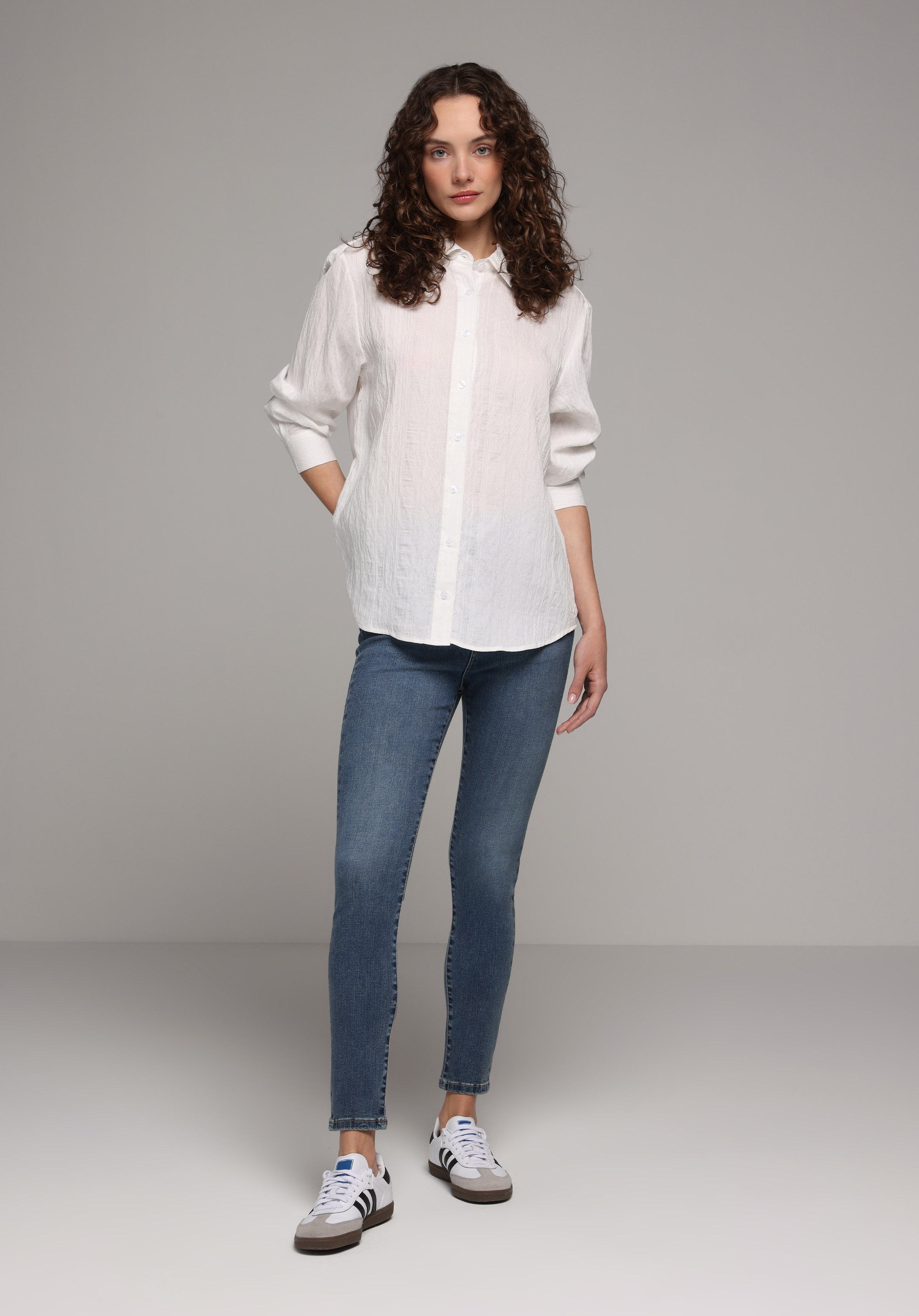 Skinny Fit   Kadın İndigo Jean Pantolon