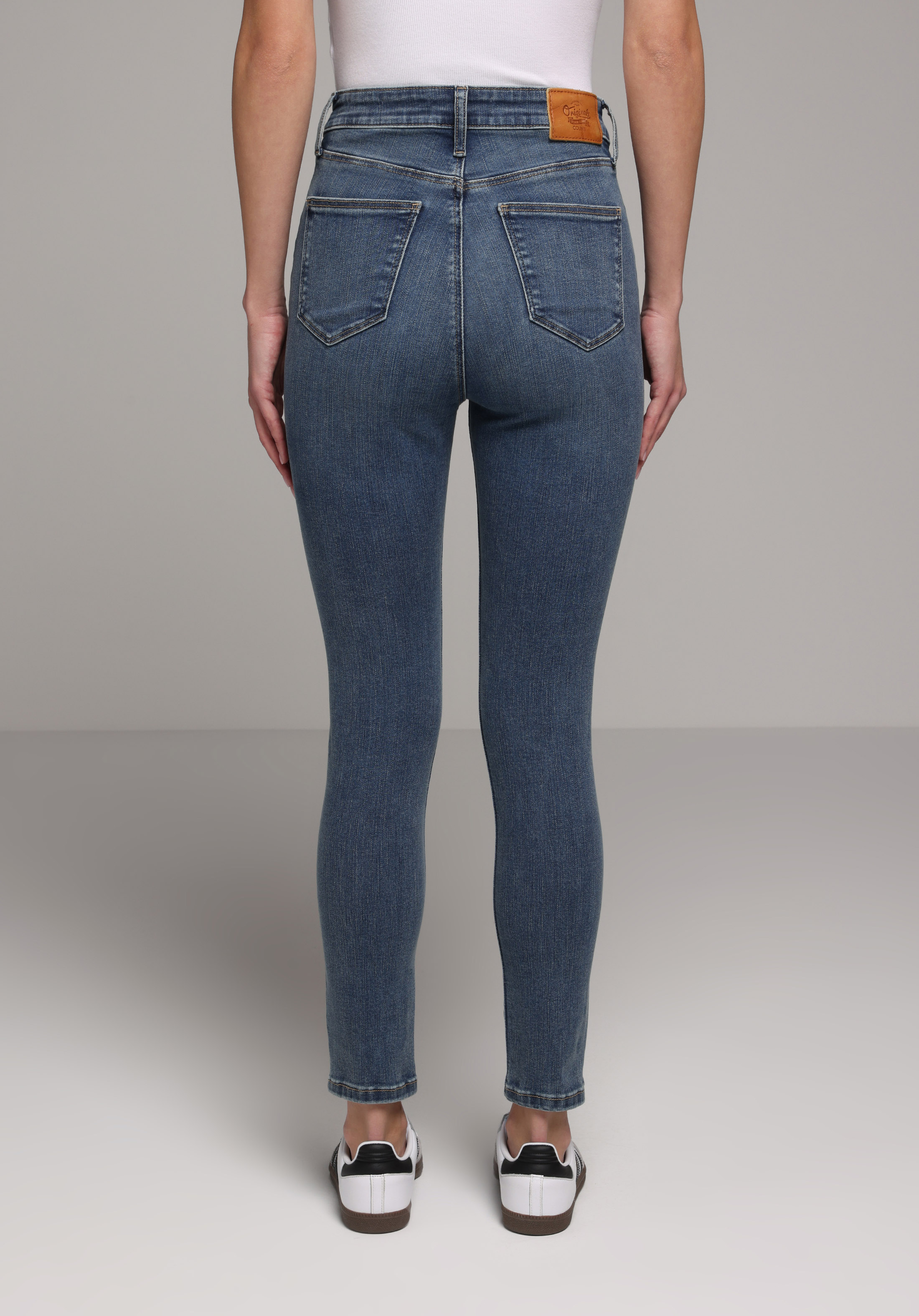 Skinny Fit   Kadın İndigo Jean Pantolon