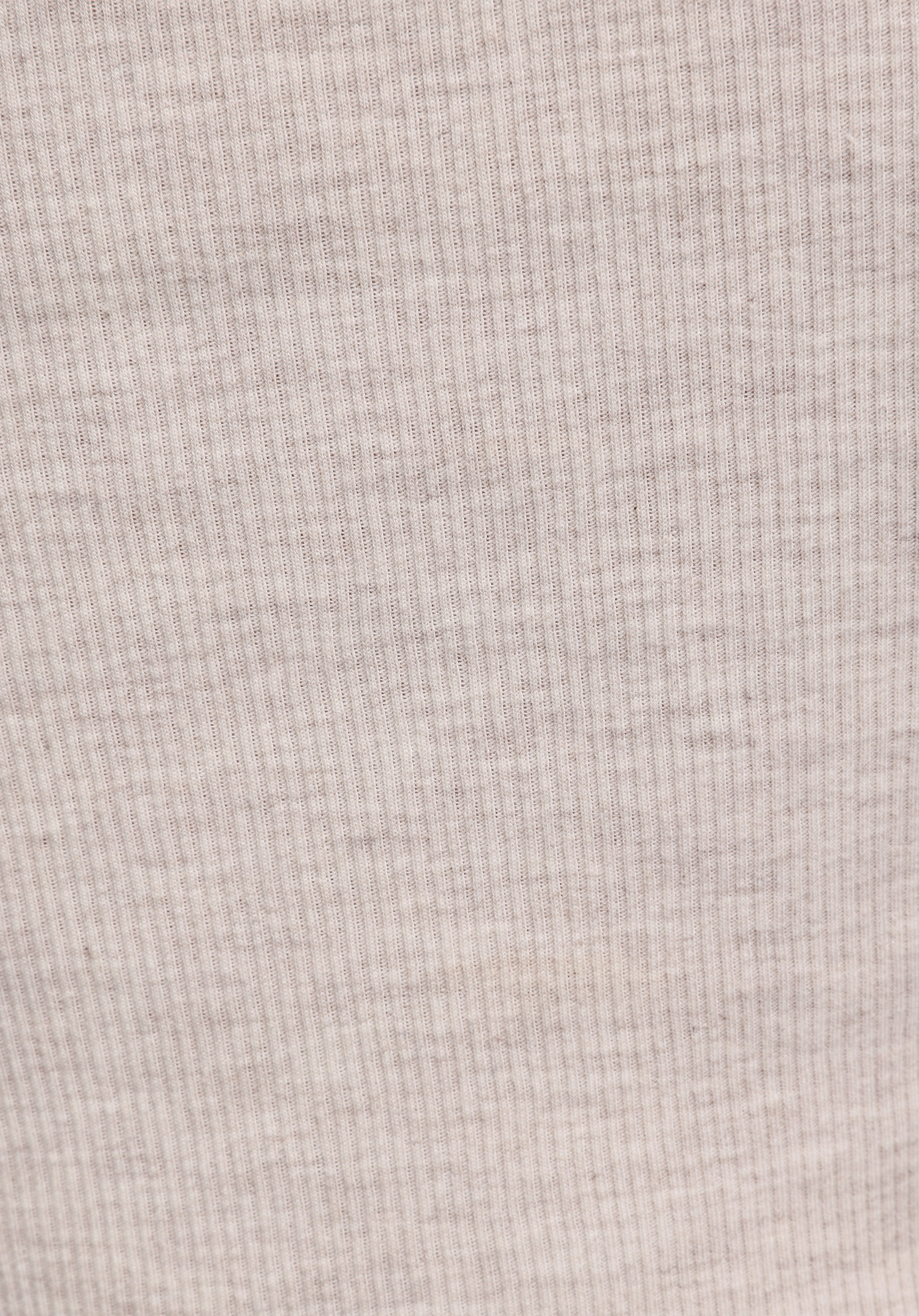 Slim Fit Yuvarlak Yaka Düz Kadın Bej Kısa Kol Tişört