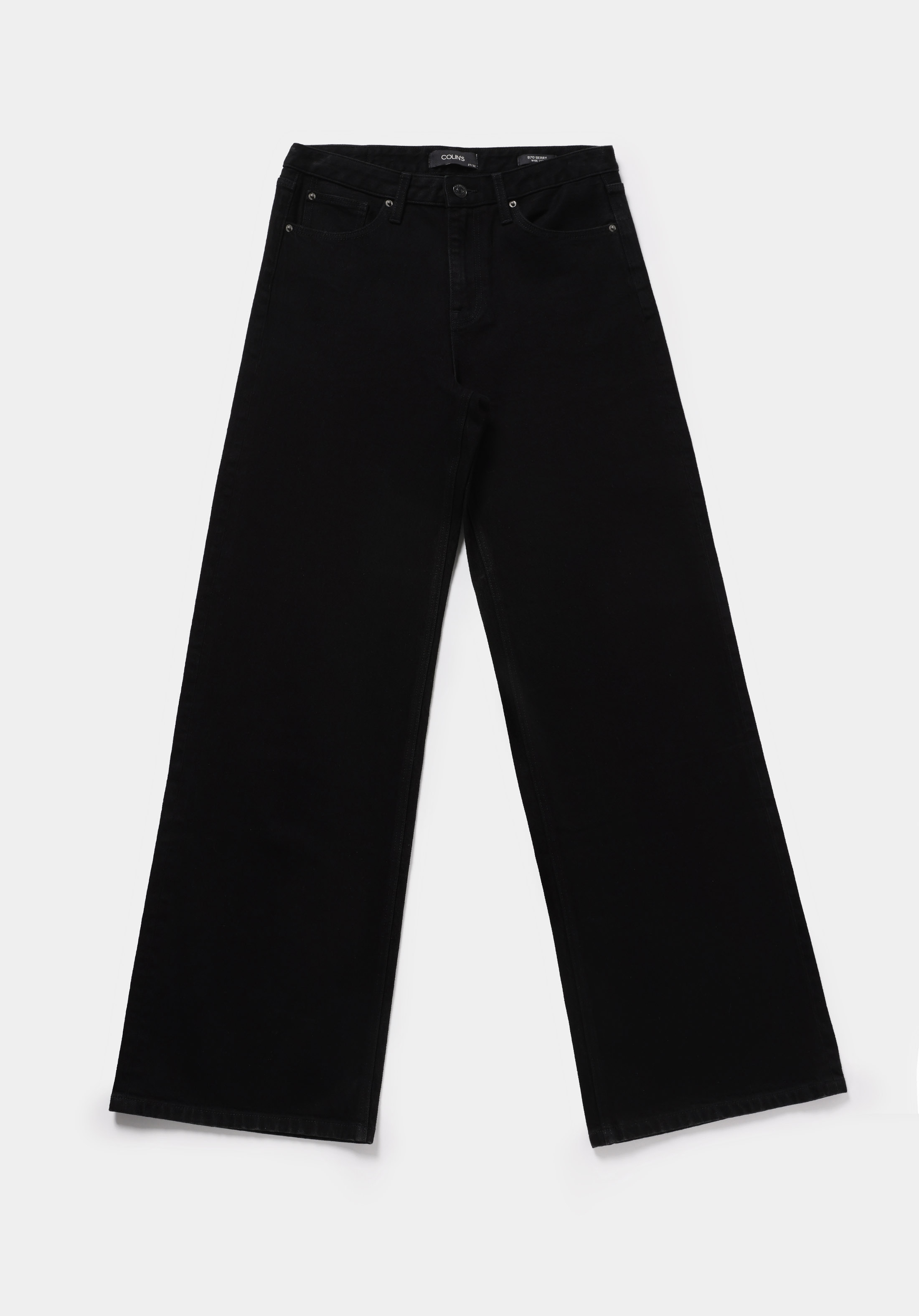Regular Fit   Kadın Black Black Denim Jean Pantolon