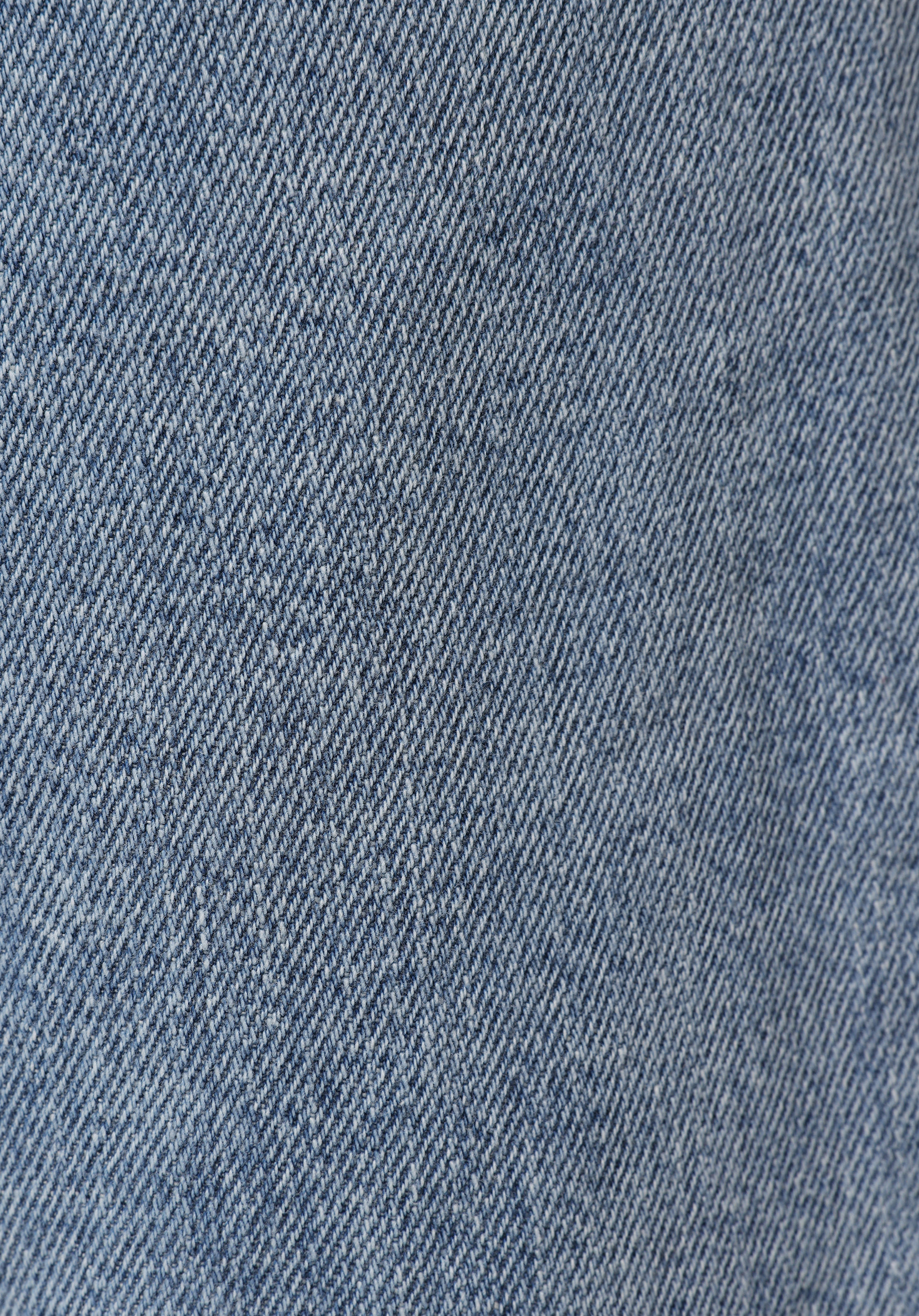 Regular Fit Orta Bel Düz Erkek Light İndigo Denim Jean Şort