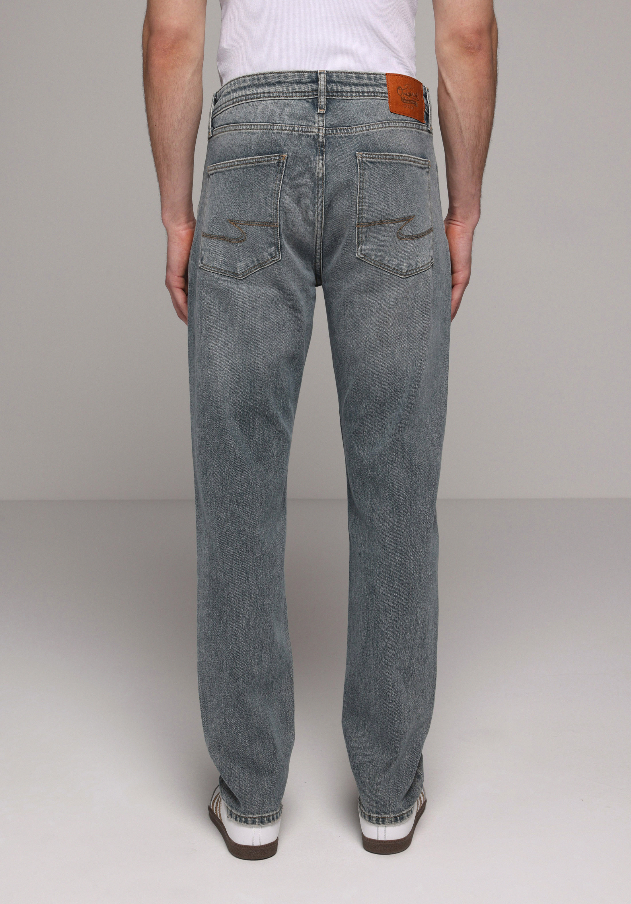 Regular Fit   Erkek Green Cast Denim Jean Pantolon