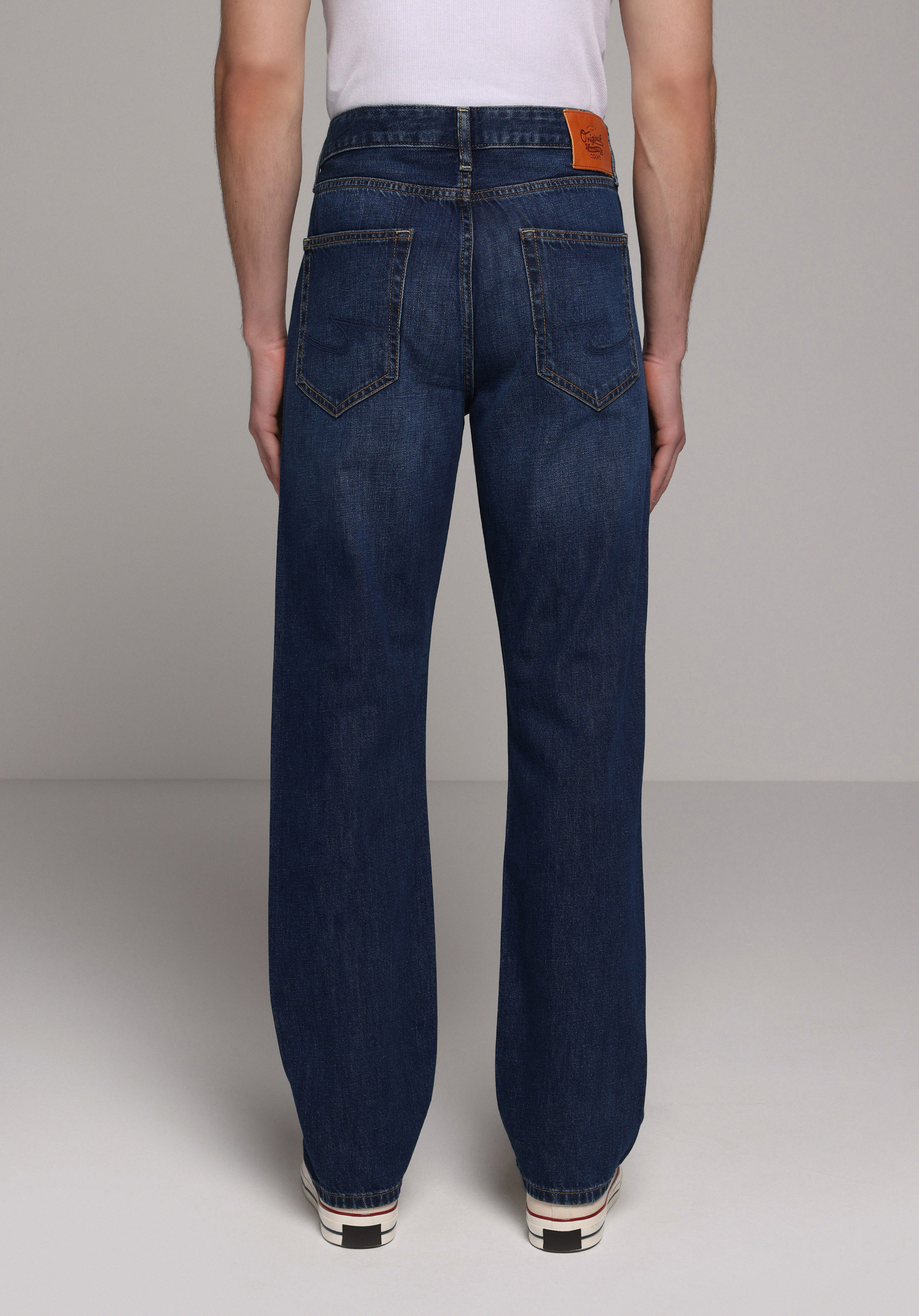 Regular Fit   Erkek Koyu İndigo Jean Pantolon