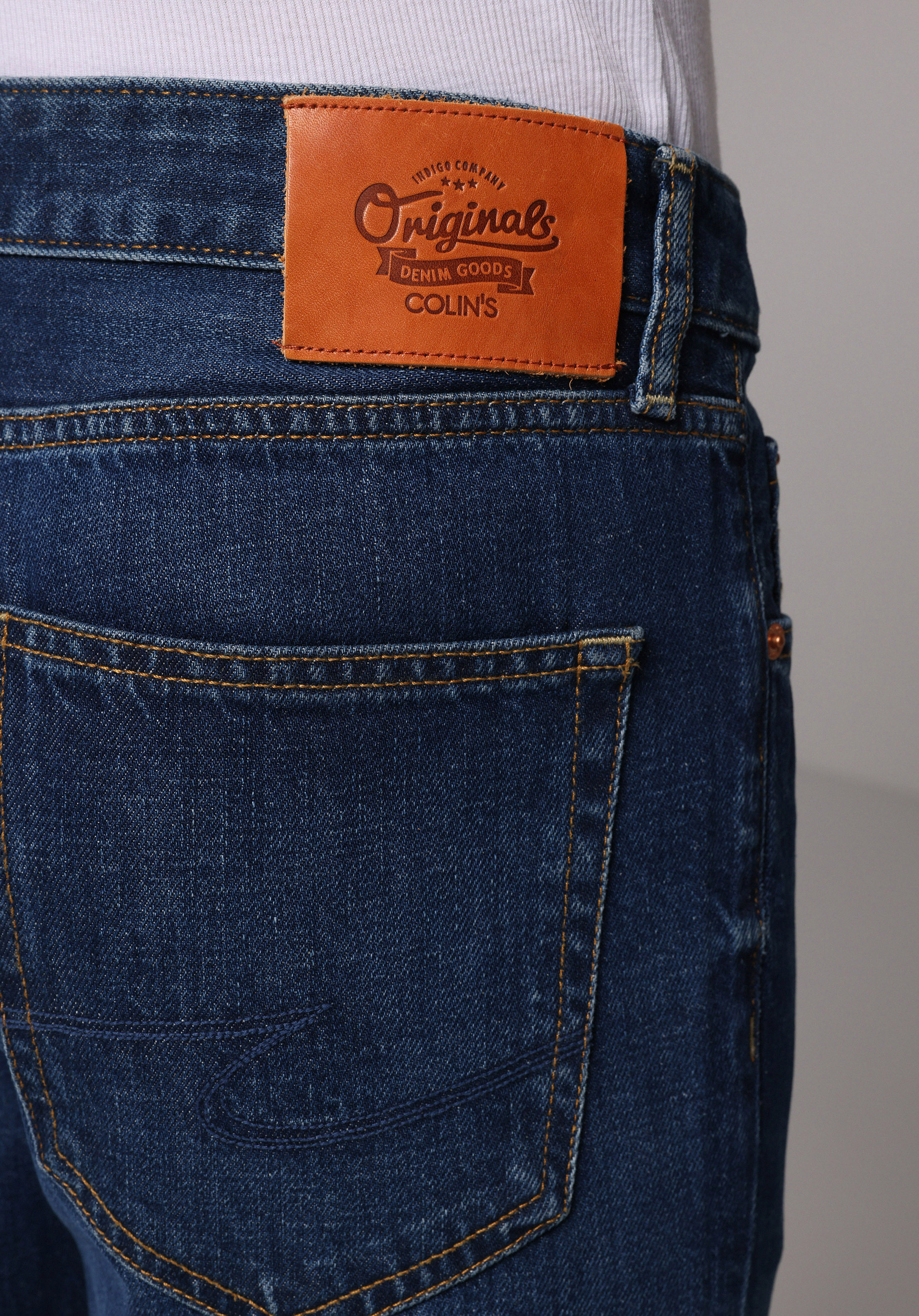 Regular Fit   Erkek Koyu İndigo Jean Pantolon