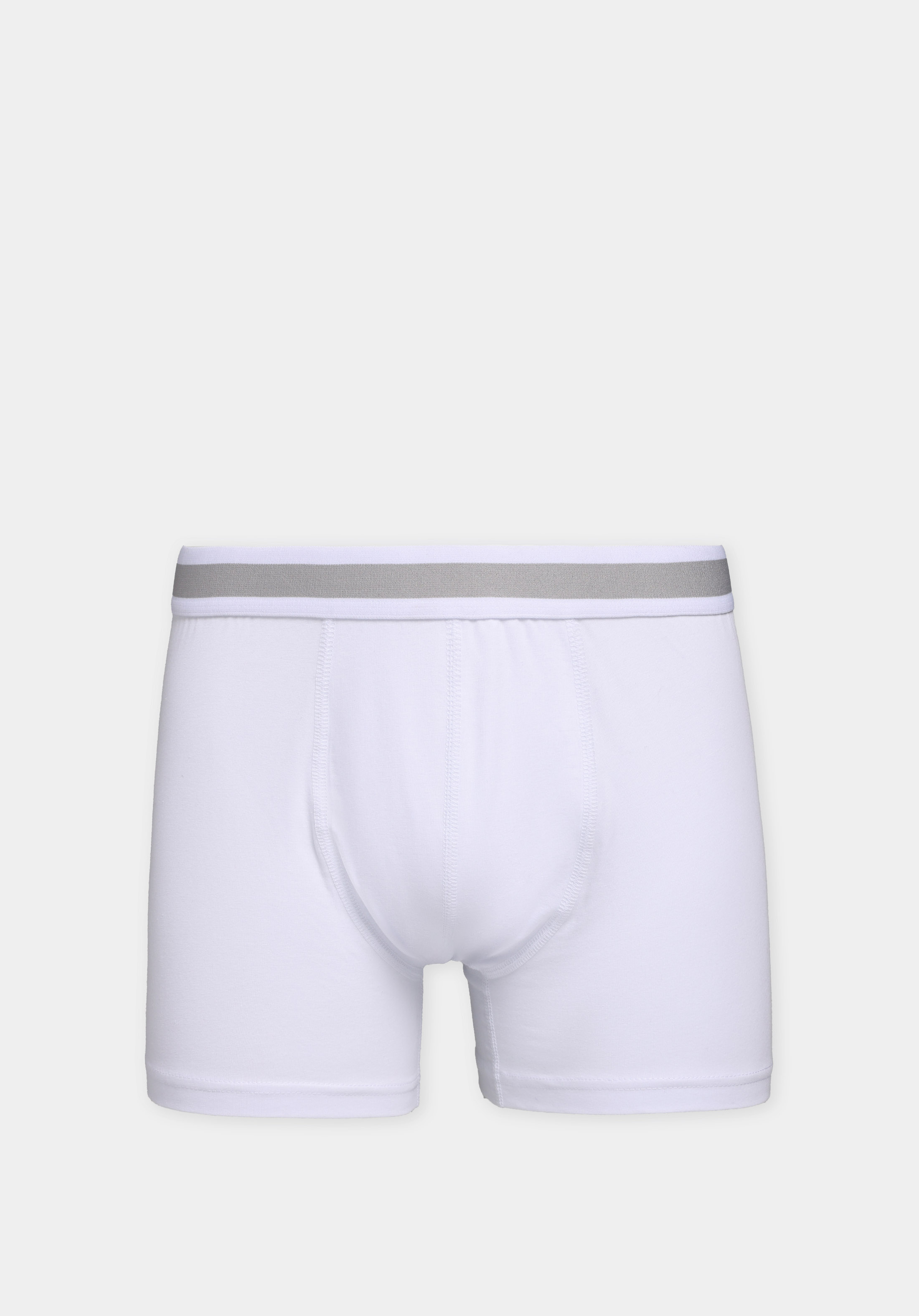 Standart Fit Düz Erkek Beyaz Boxer