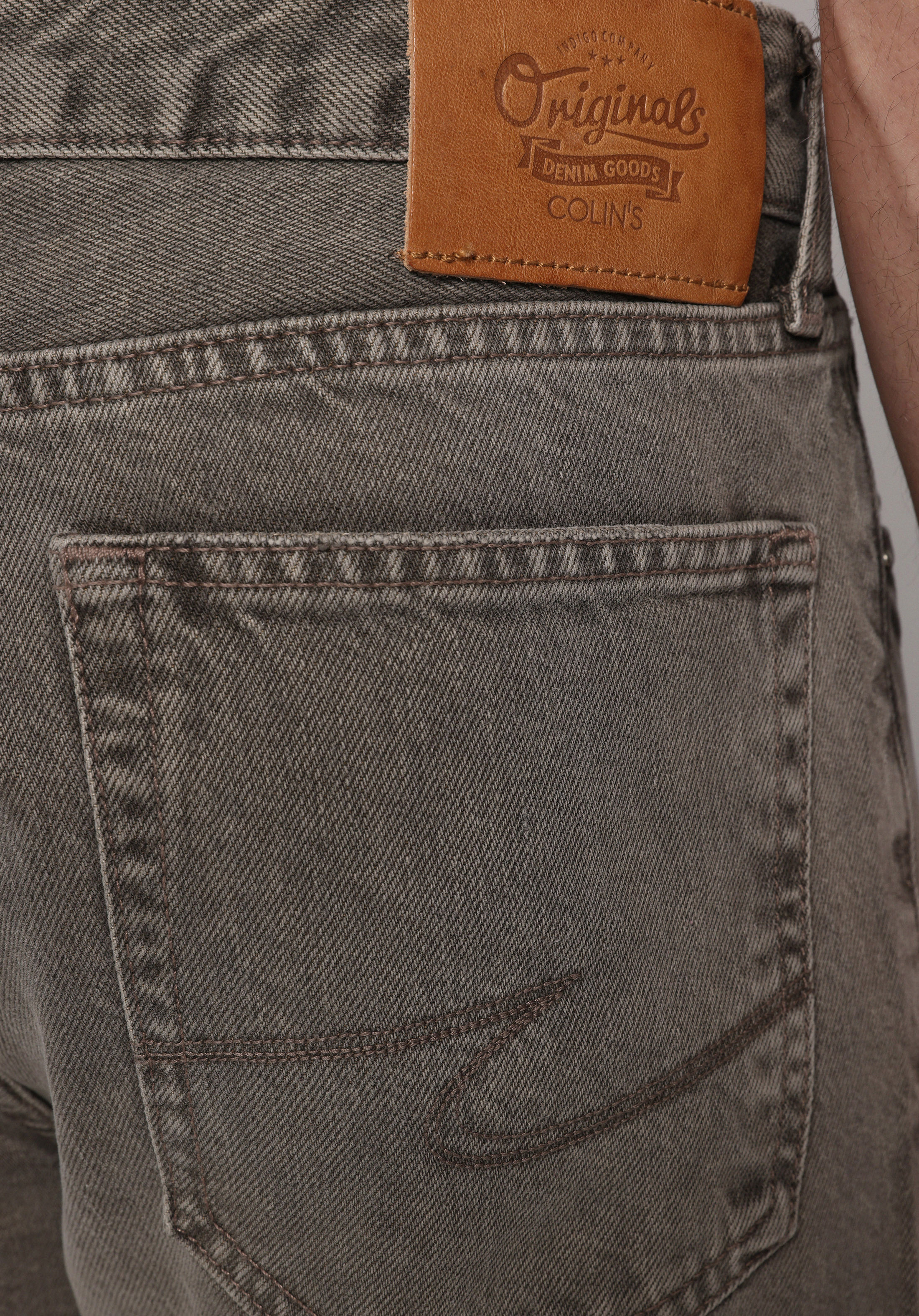 Regular Fit   Erkek Over Dyed Denim Jean Pantolon