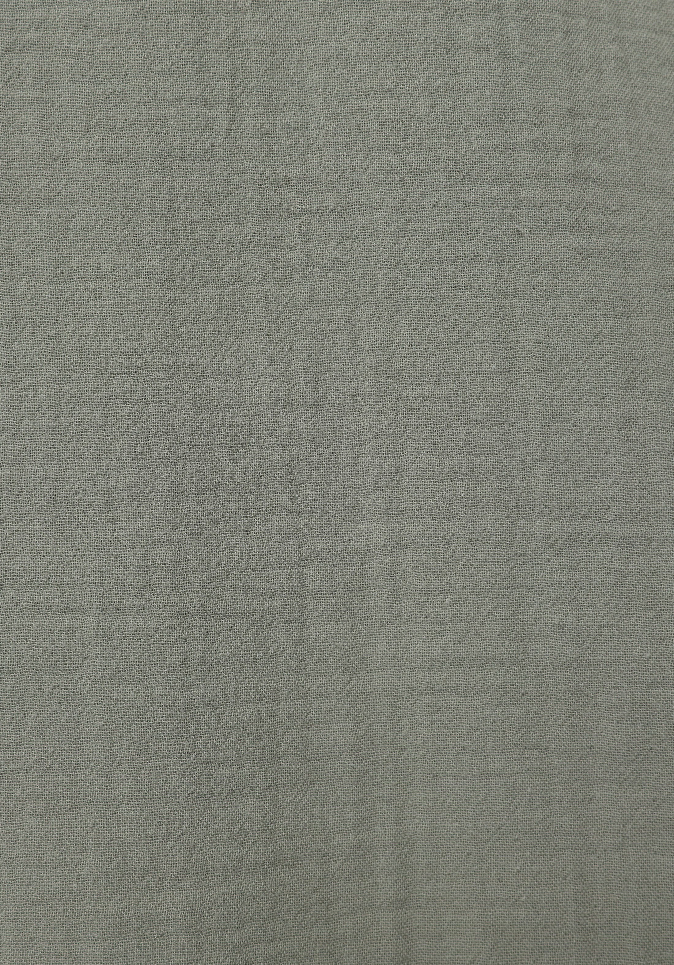 Relaxed Fit Shirt Neck Düz Erkek Yeşil Uzun Kol Gömlek