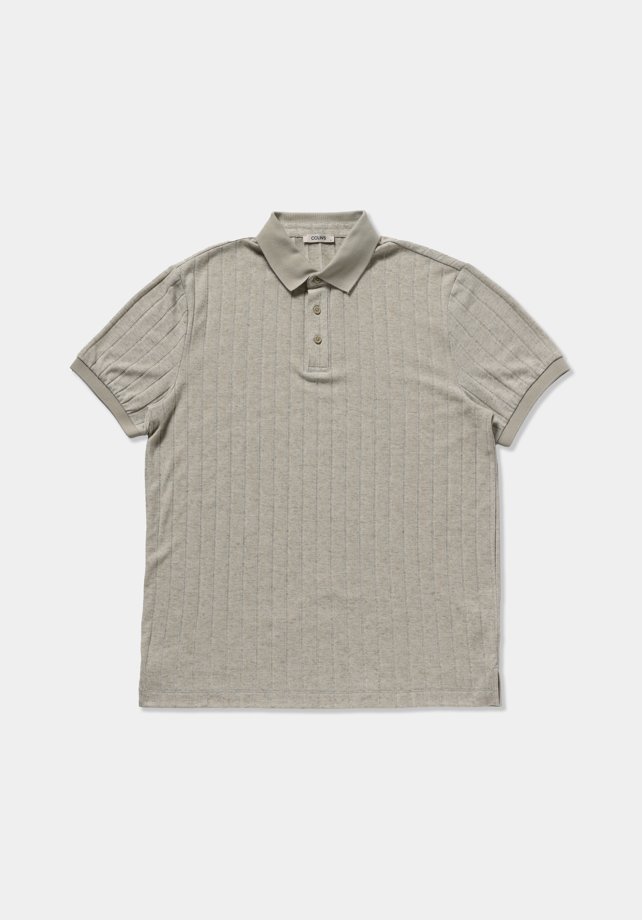 Regular Fit Polo Yaka Düz Erkek Yeşil Kısa Kol Tişört