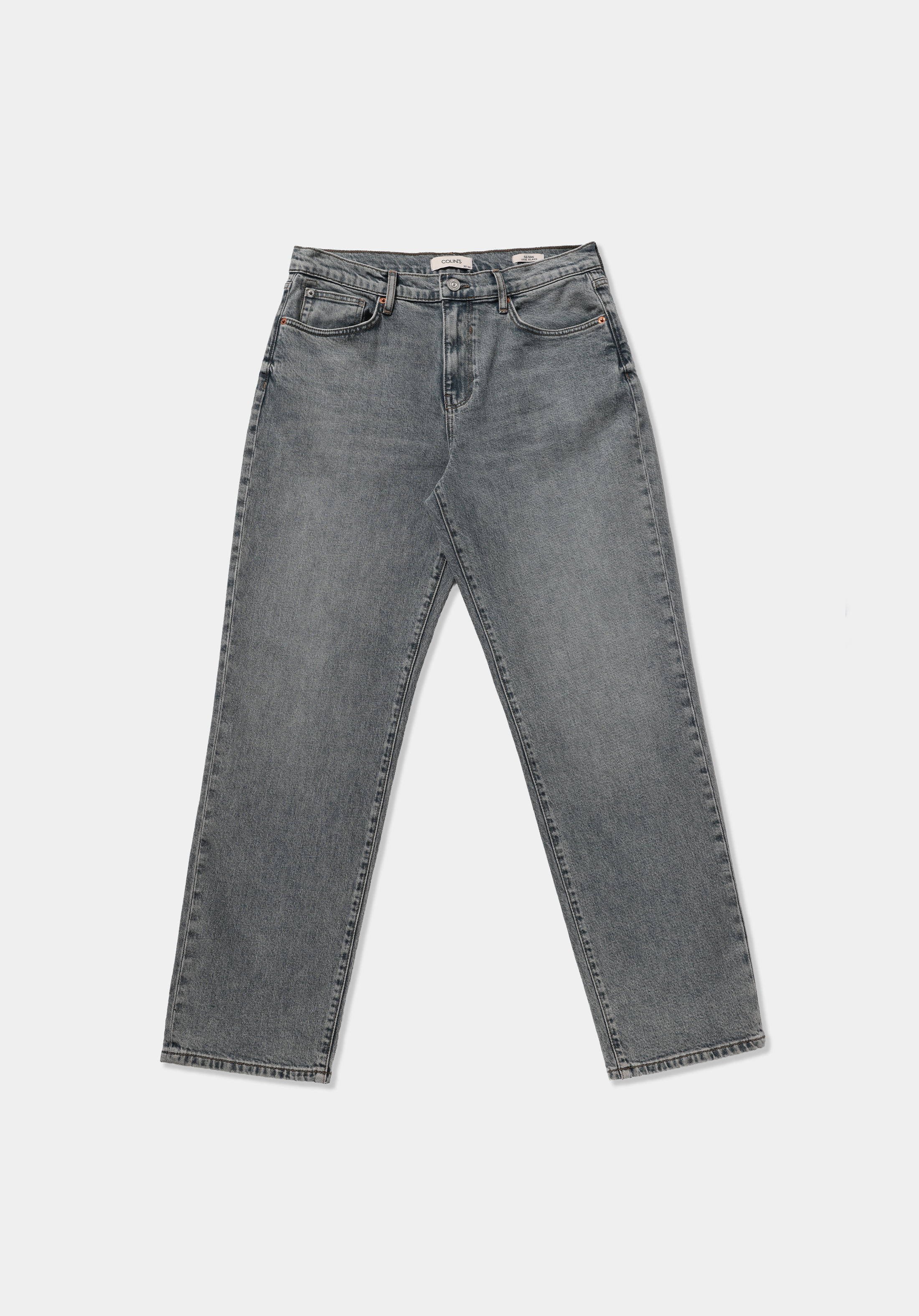 Loose Relaxed Fit   Erkek Green Cast Denim Jean Pantolon