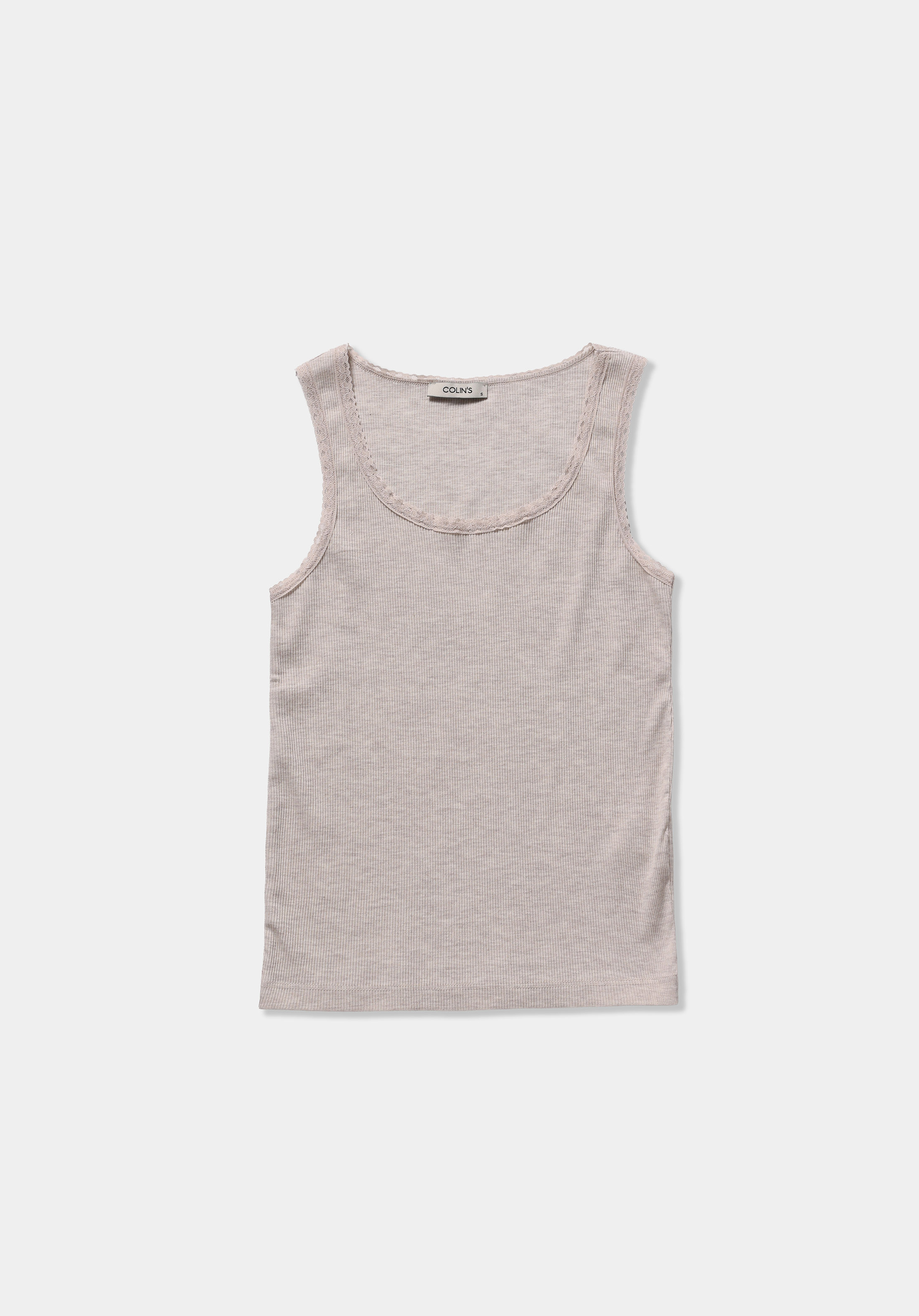 Slim Fit   Kadın Bej Atlet