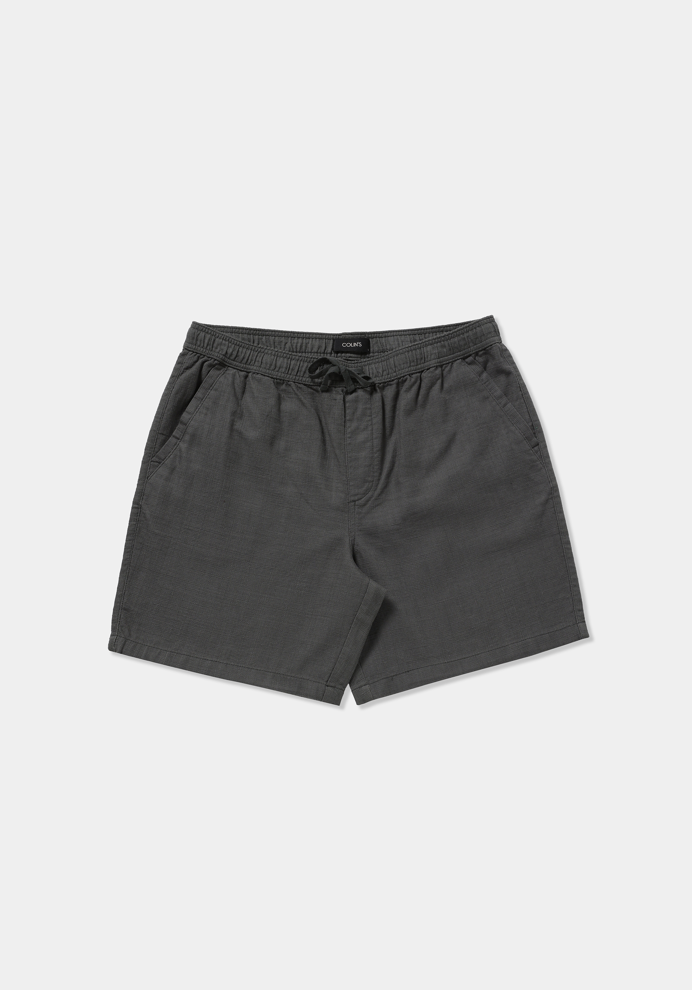 Relaxed Fit Orta Bel Düz Erkek Yeşil Şort