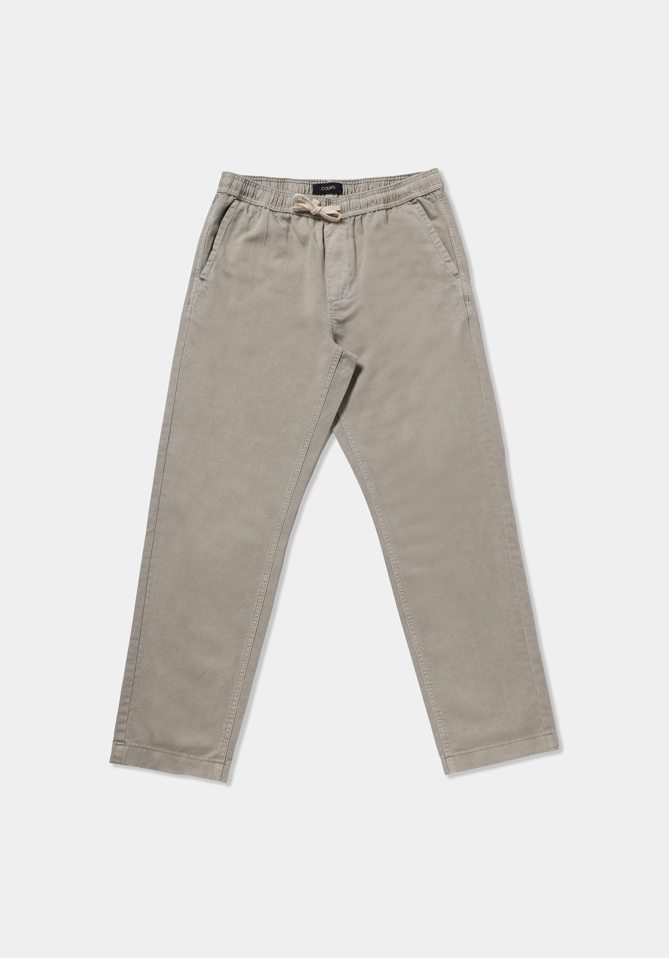 Regular Fit Orta Bel Düz Paça Erkek Yeşil  Pantolon