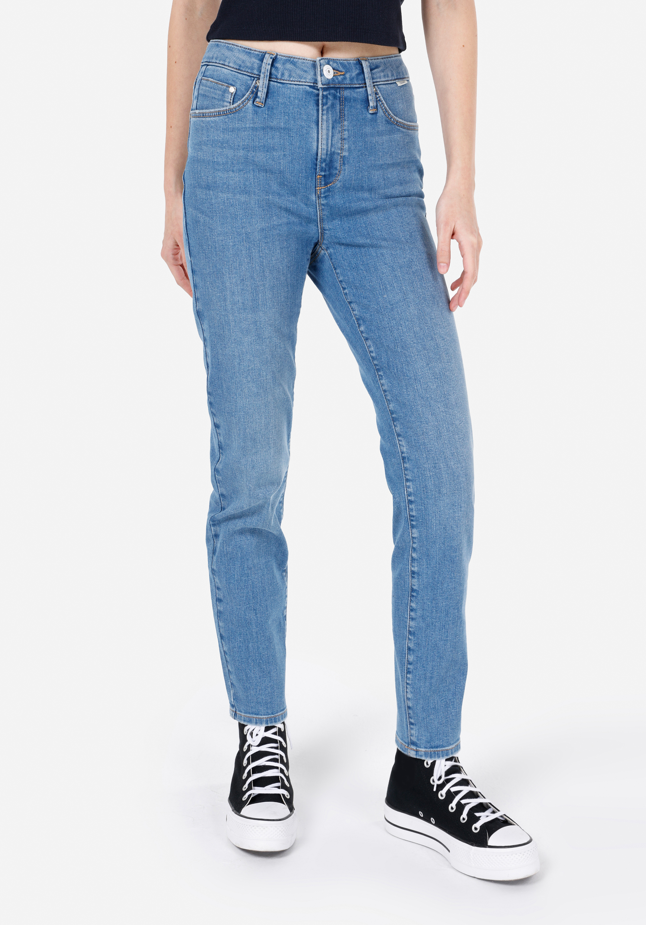 Slim Fit   Kadın İndigo Jean Pantolon