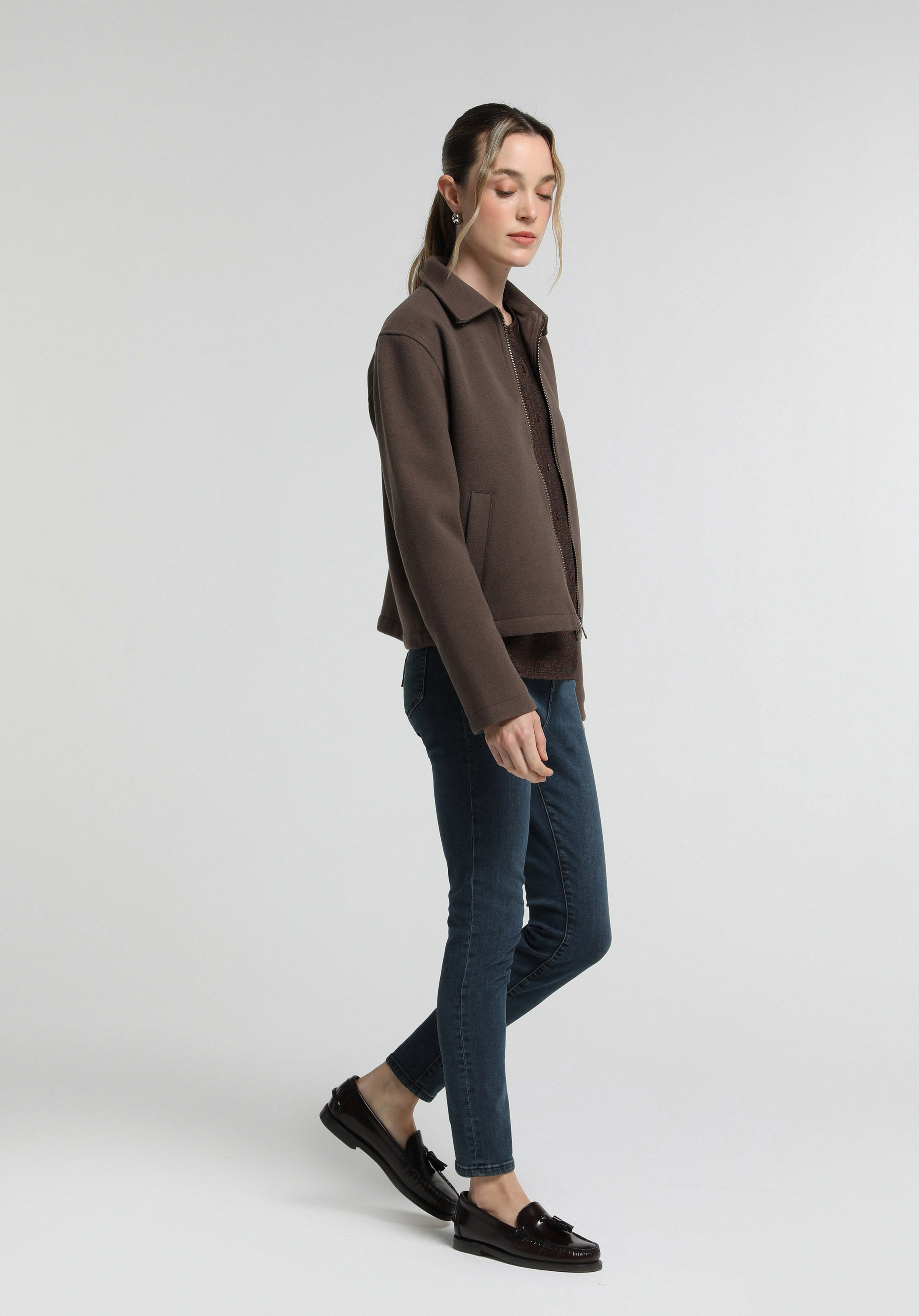 High Rise Super Skinny Fit   Kadın Blue Black Denim Jean Pantolon