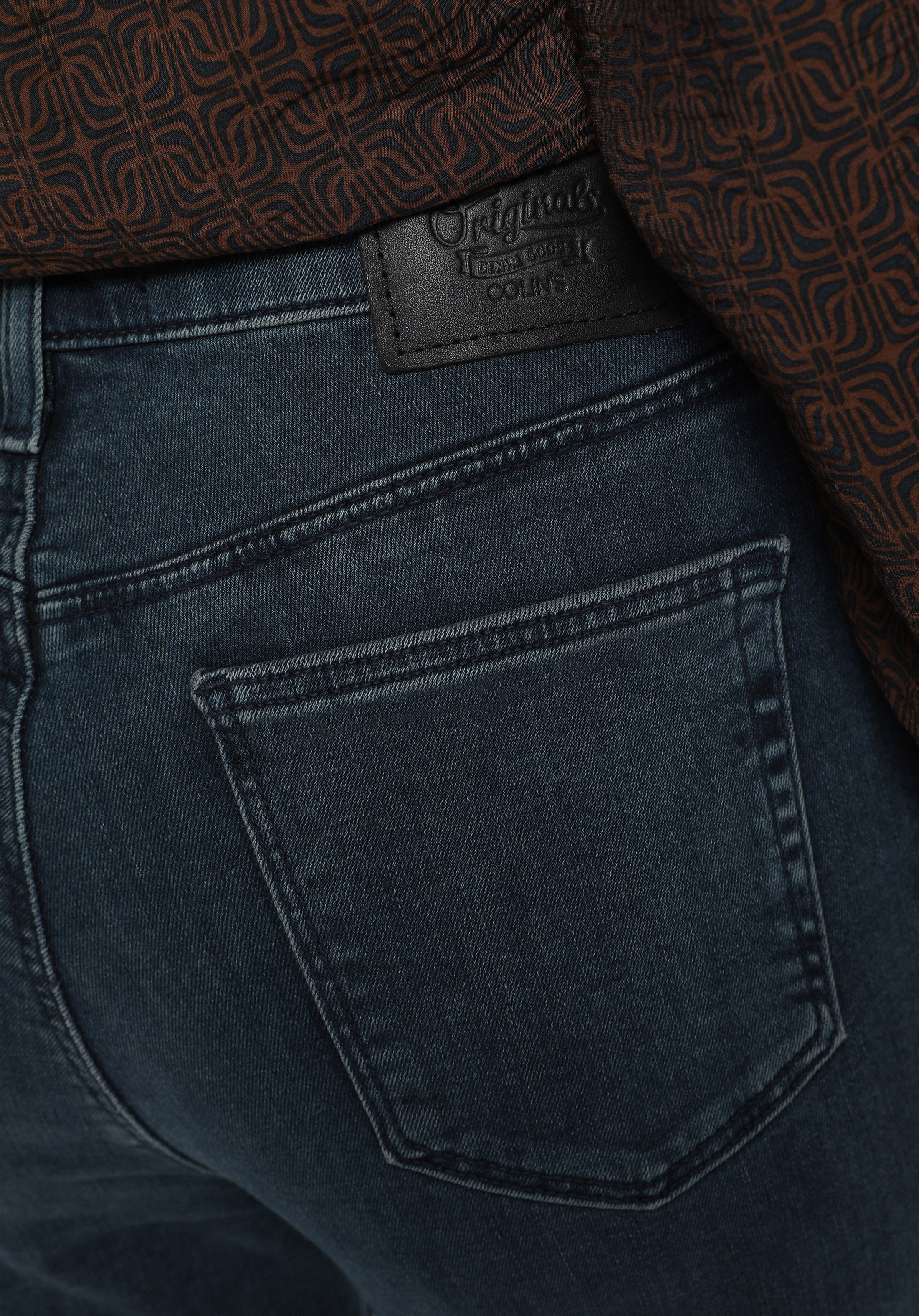 High Rise Super Skinny Fit   Kadın Blue Black Denim Jean Pantolon