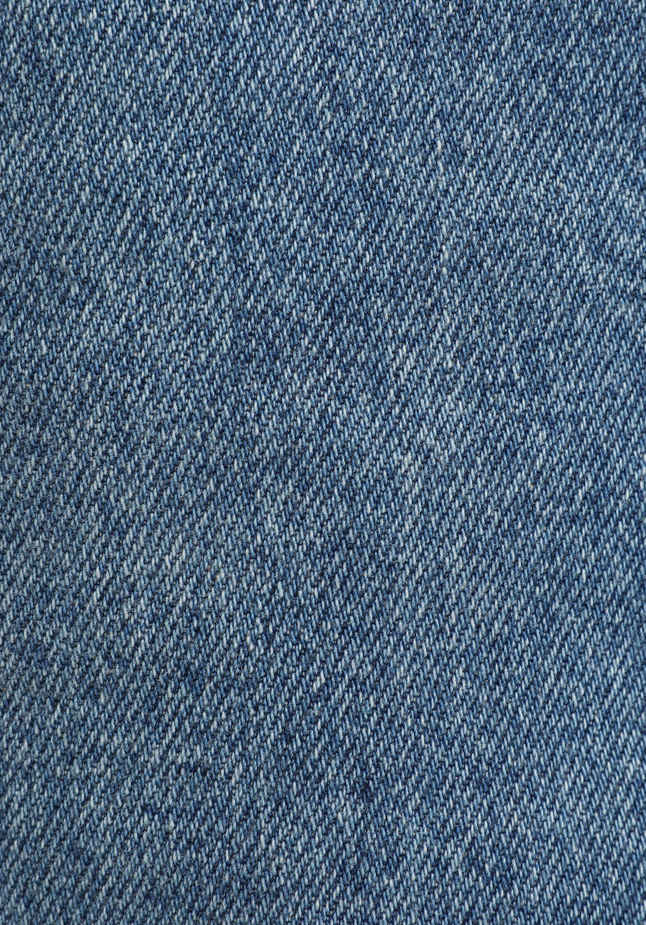 Slim Fit Düz Fermuarlı Kadın Dark İndigo Denim Etek