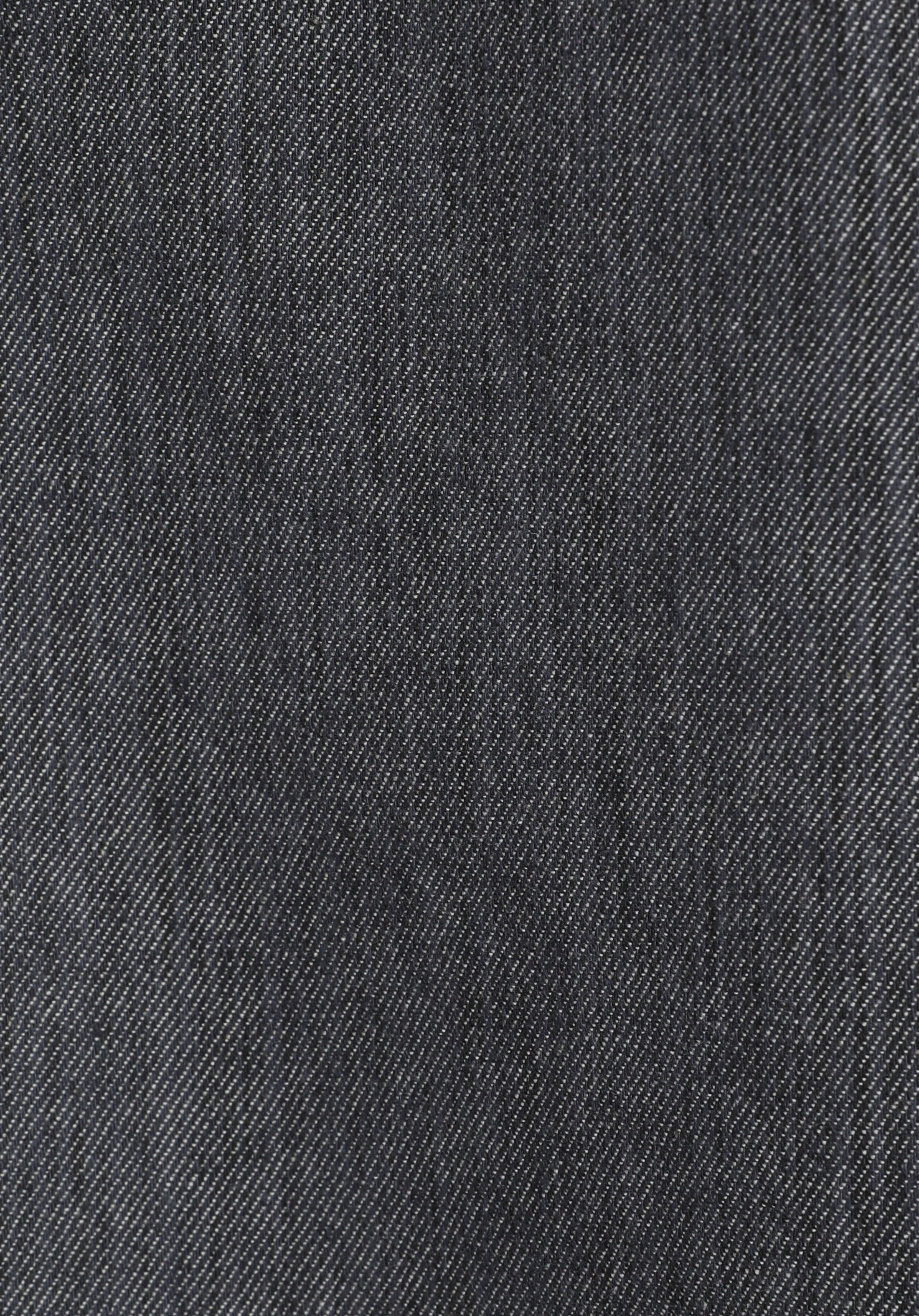 Regular Fit Shirt Neck Düz Erkek Antrasit Uzun Kol Gömlek