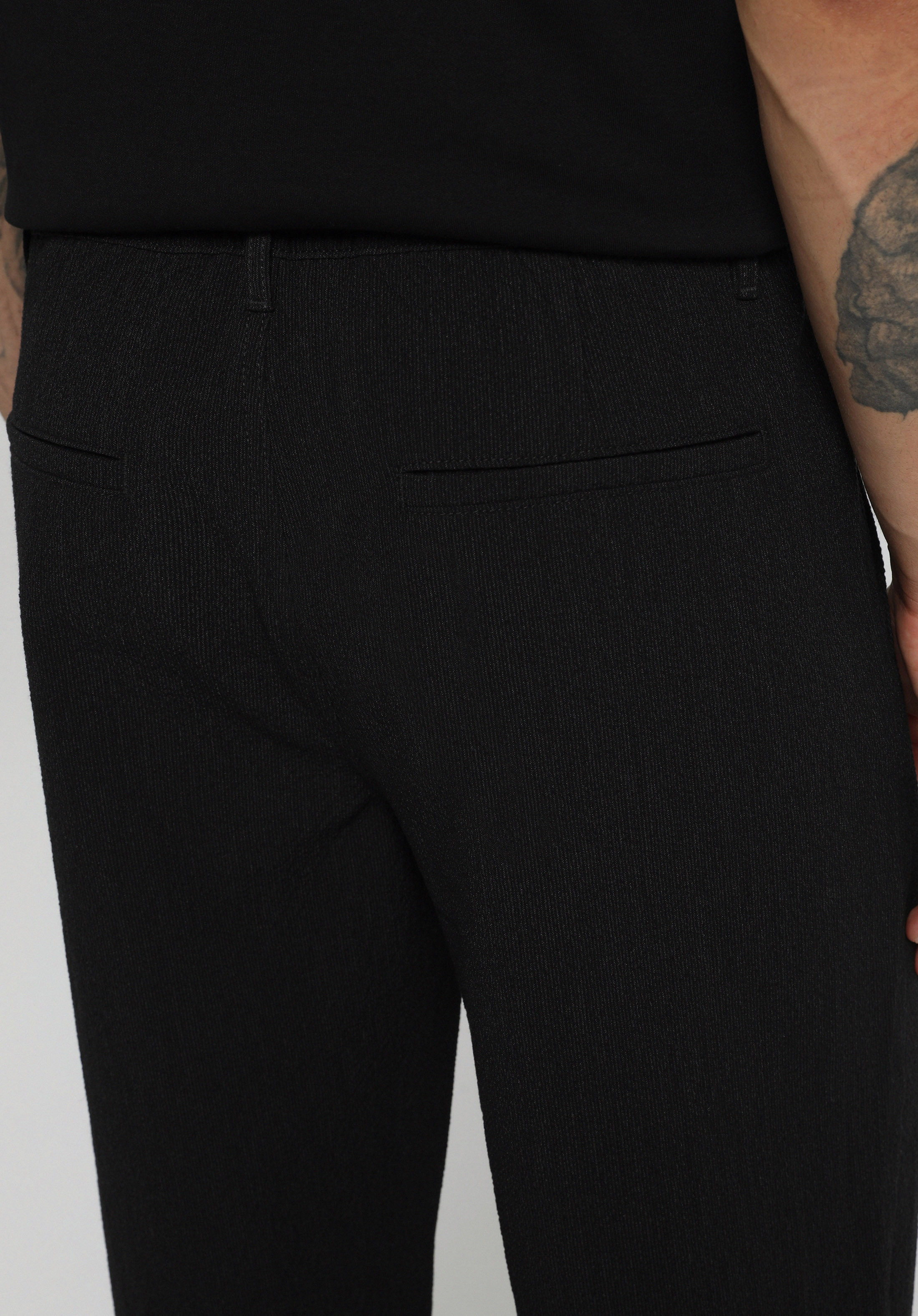 Regular Fit Orta Bel Düz Paça Erkek Antrasit  Pantolon