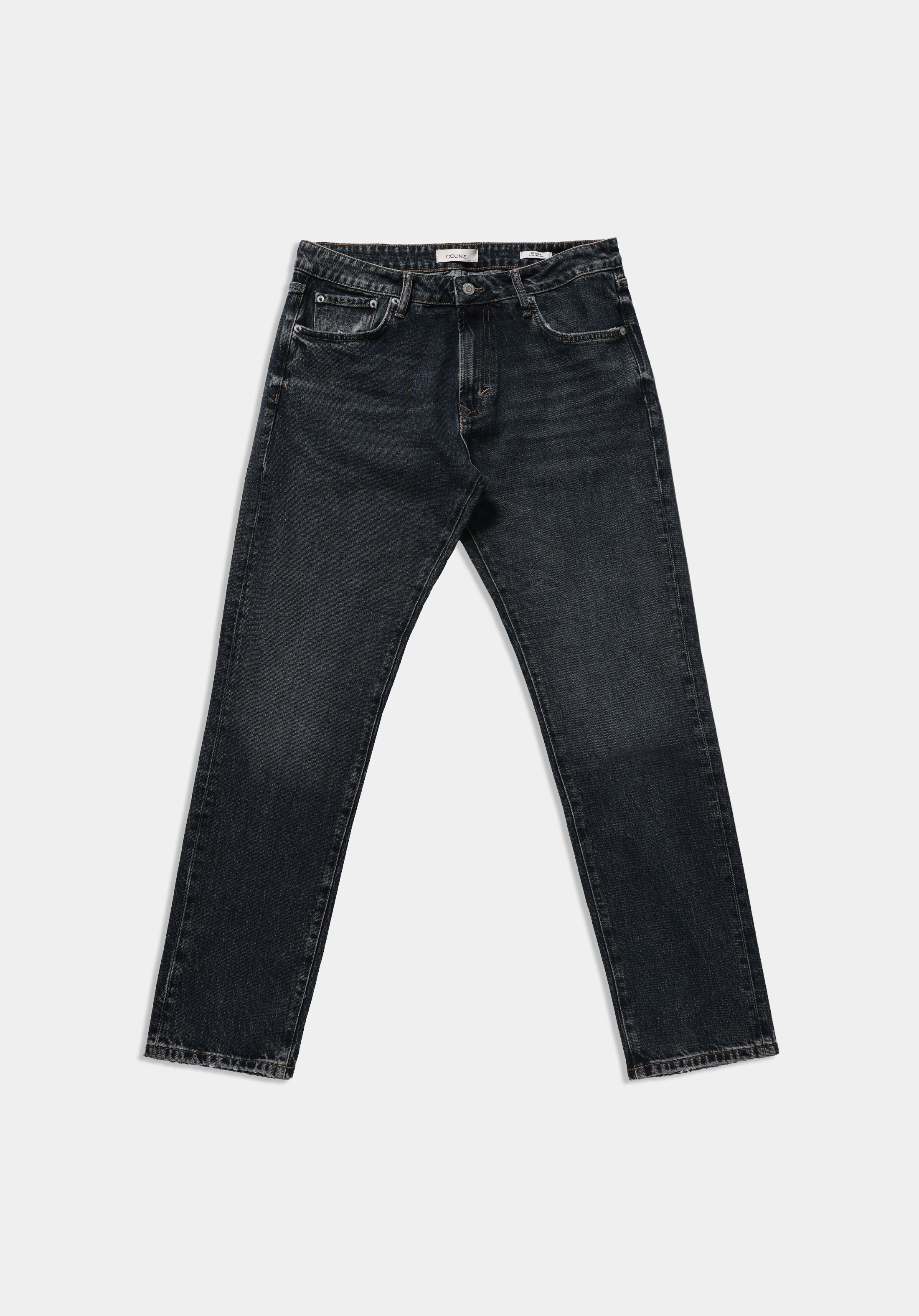 Slim Tapered Fit   Erkek Green Cast Denim Jean Pantolon