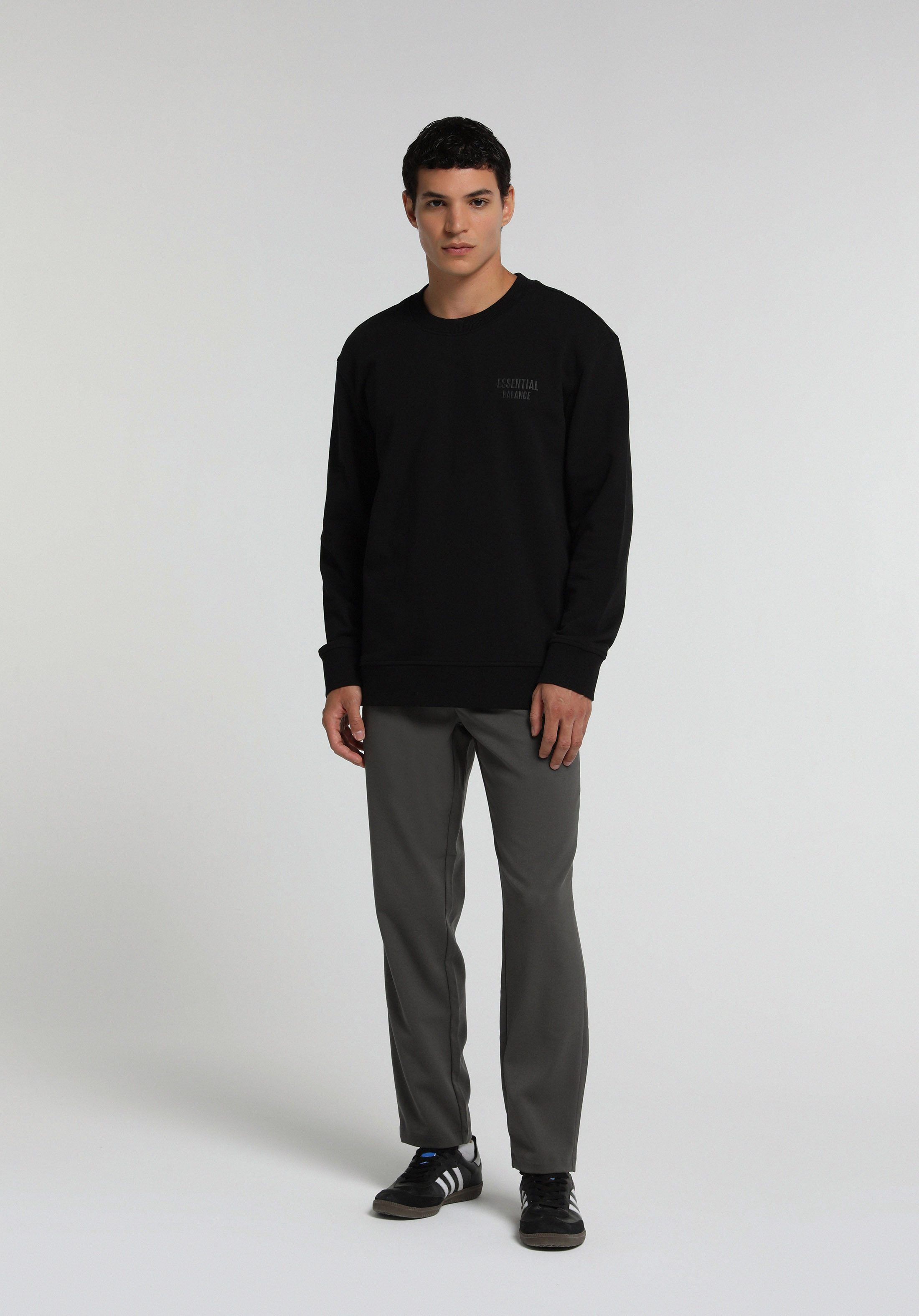 Regular Fit Orta Bel Düz Paça Erkek Yeşil  Pantolon
