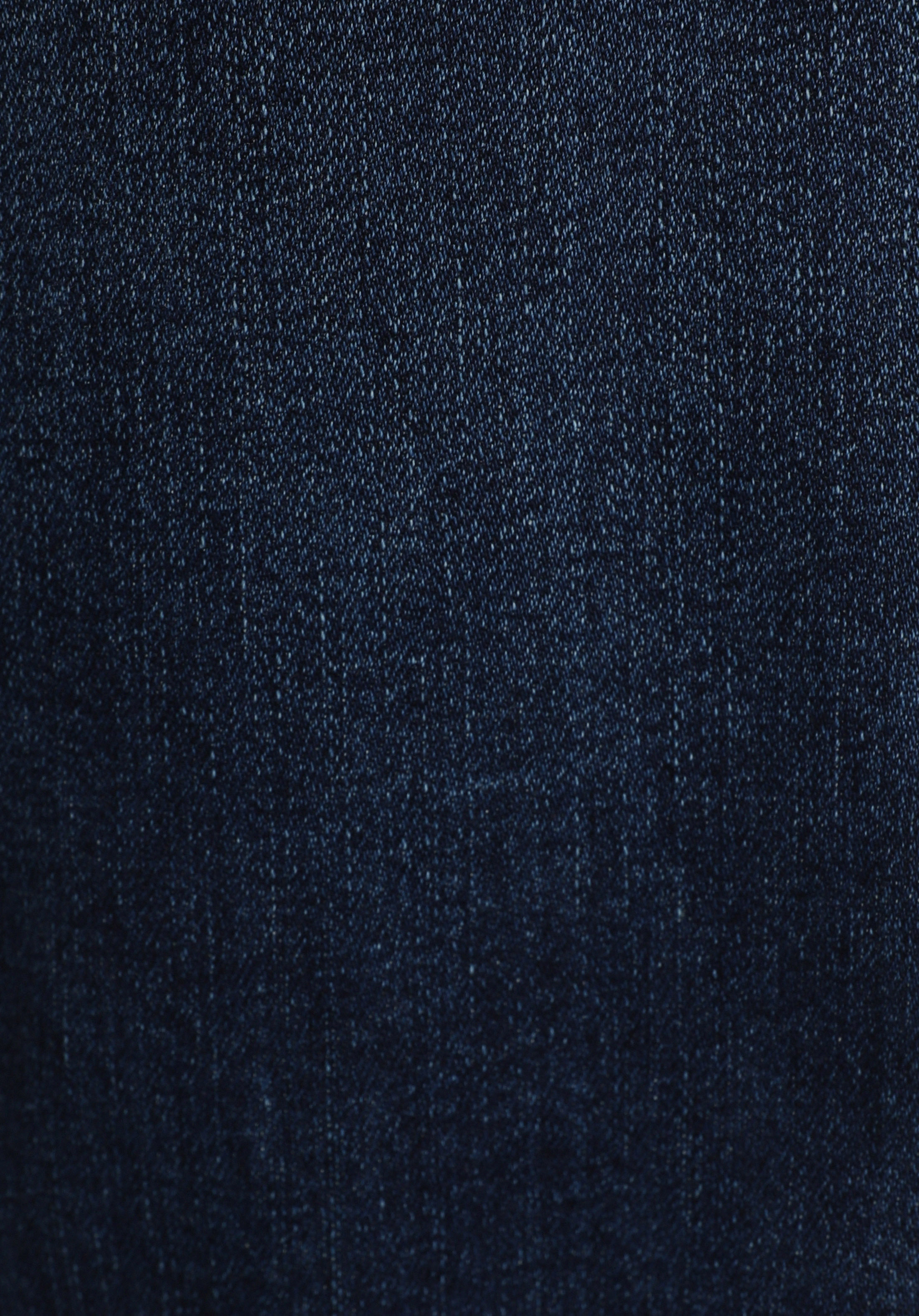 Slim Tapered Fit Orta Bel Daralan Paça Erkek Dark İndigo Denim Jean Pantolon