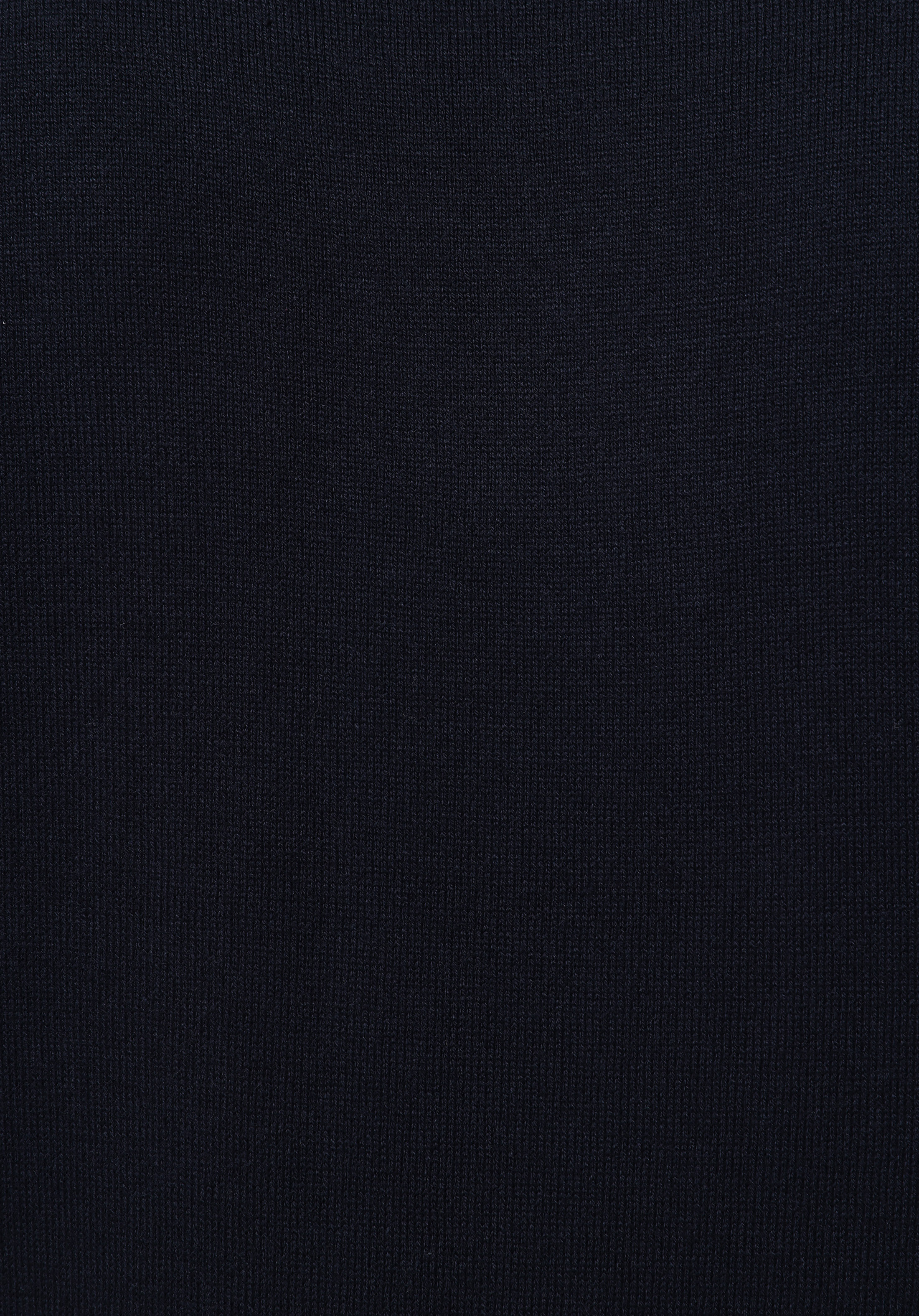 Regular Fit Polo Yaka Jakarlı Erkek Lacivert Kısa Kol Kazak