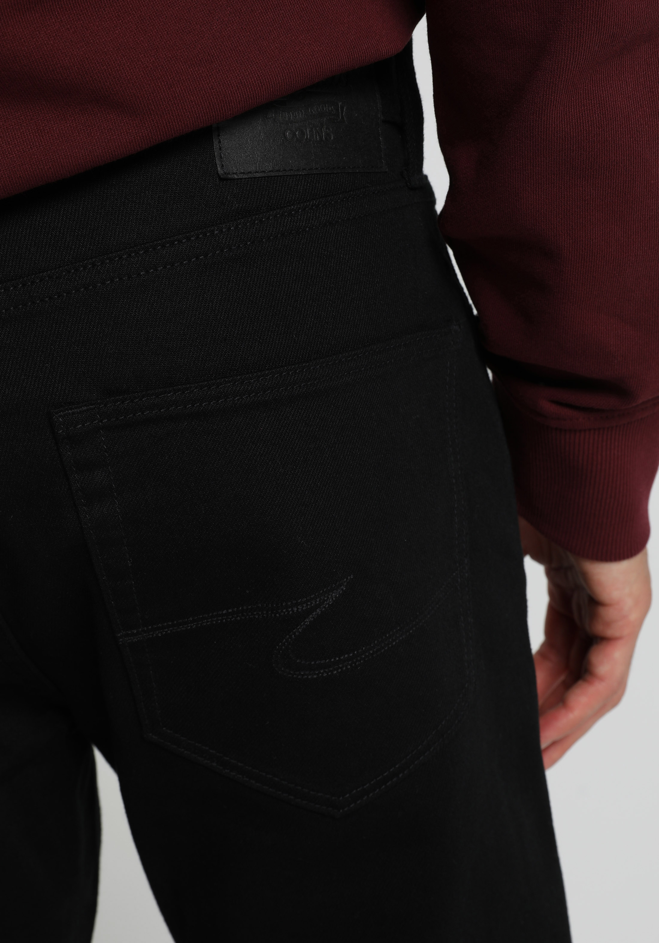 Straight Fit   Erkek Black Black Denim Jean Pantolon