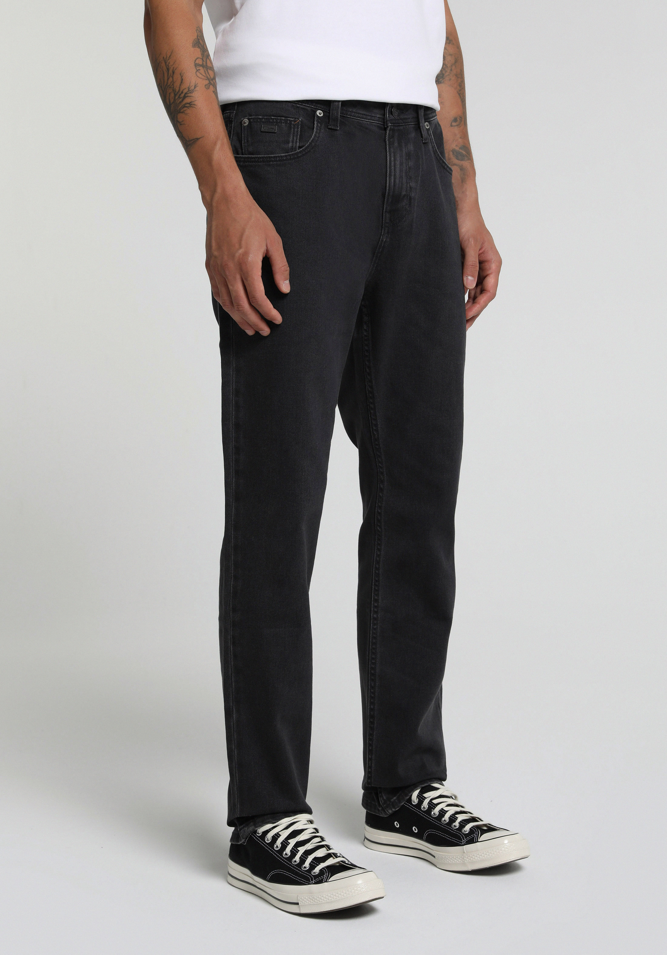 Straight Fit   Erkek Anthracite Denim Jean Pantolon