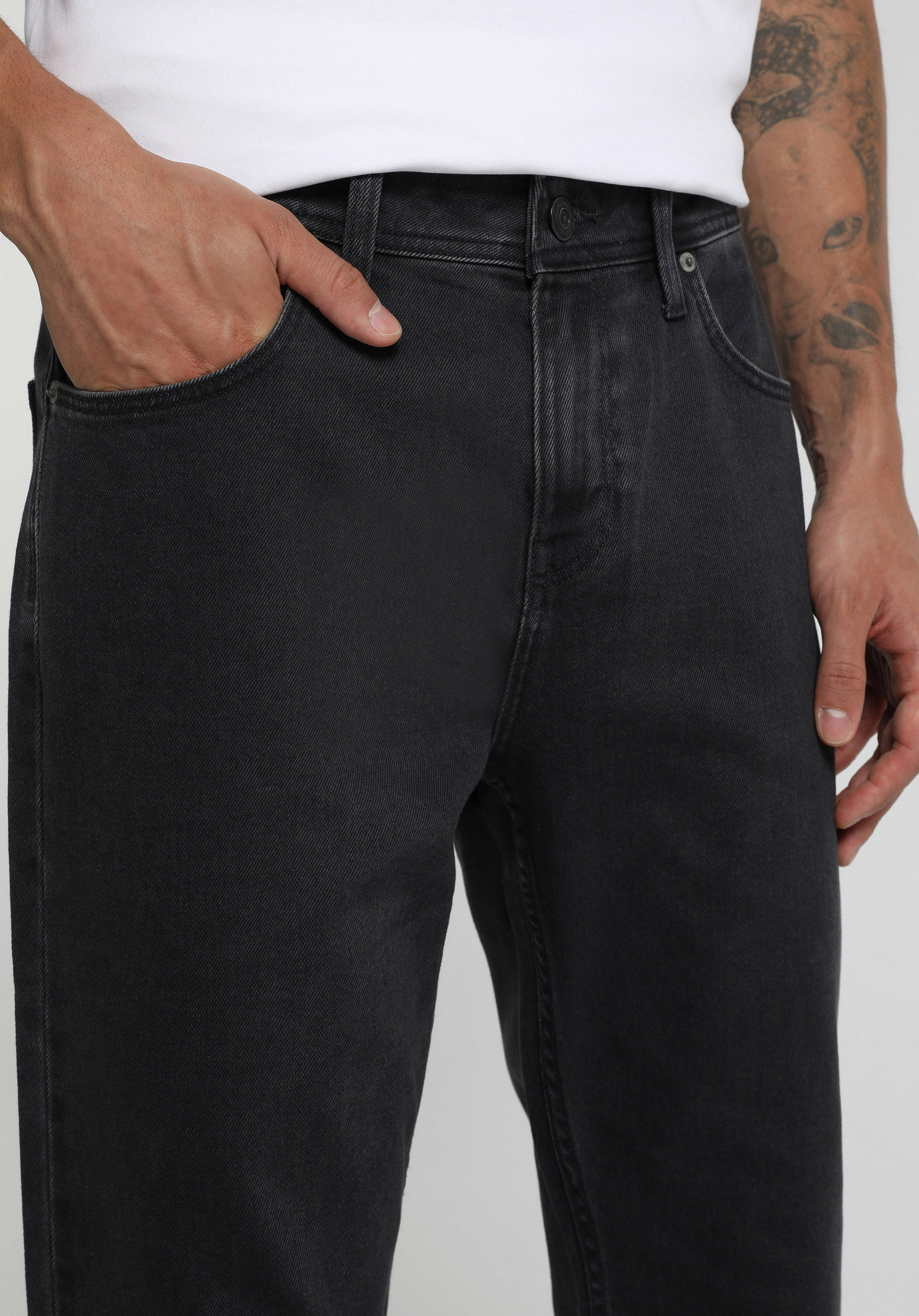 Straight Fit   Erkek Anthracite Denim Jean Pantolon