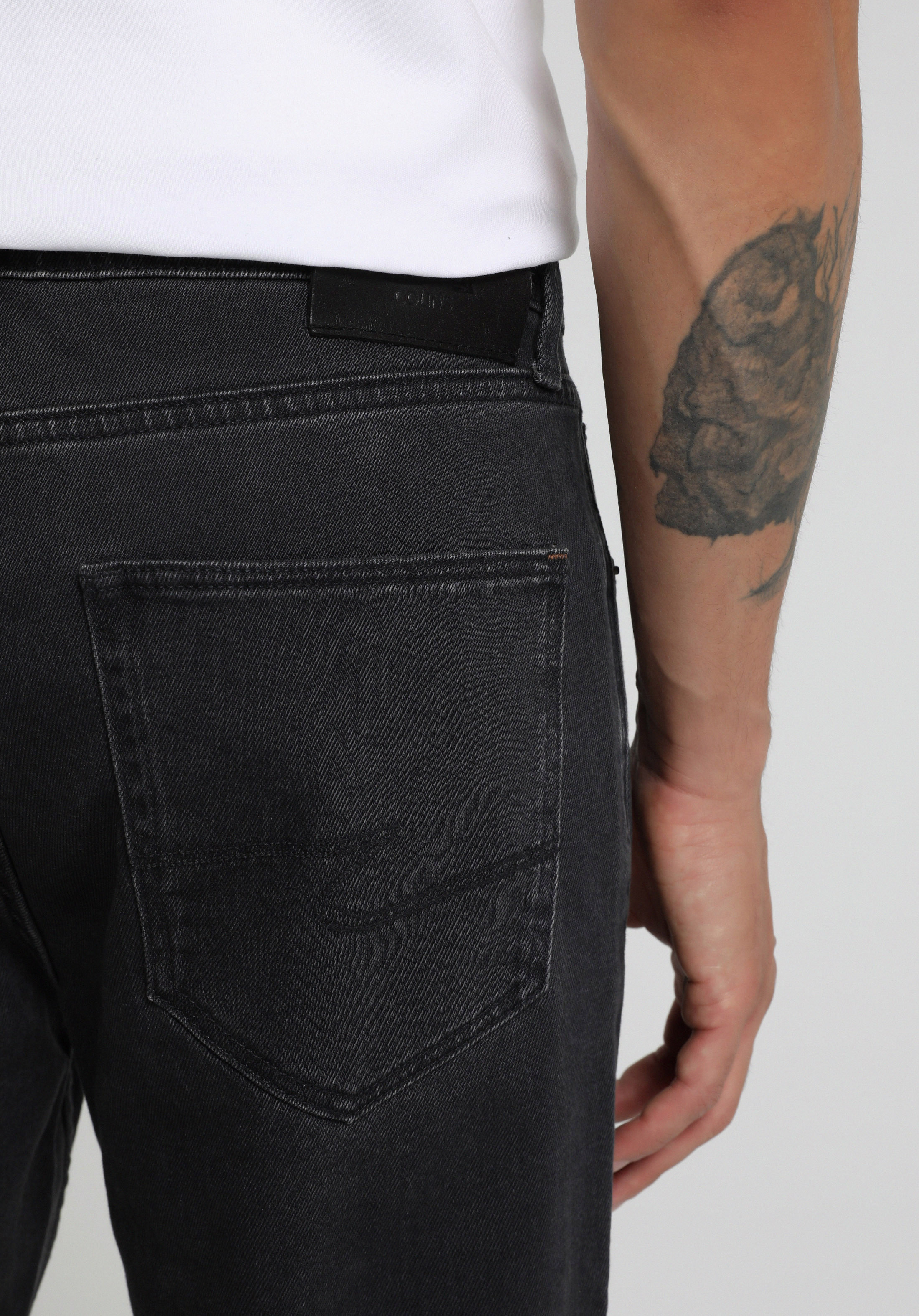 Straight Fit   Erkek Anthracite Denim Jean Pantolon