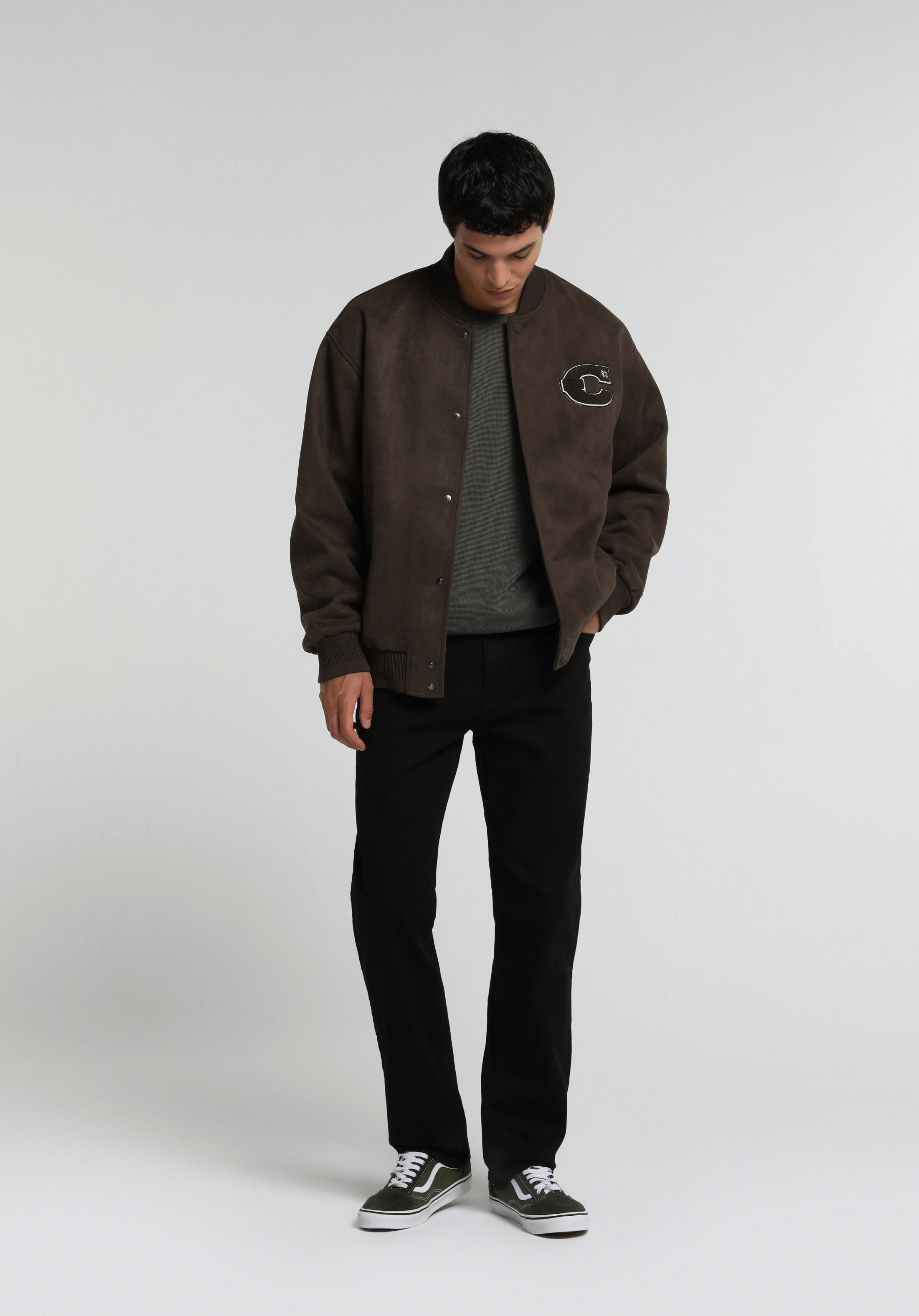 Relaxed Straight Fit   Erkek Mid İndigo Denim Jean Pantolon