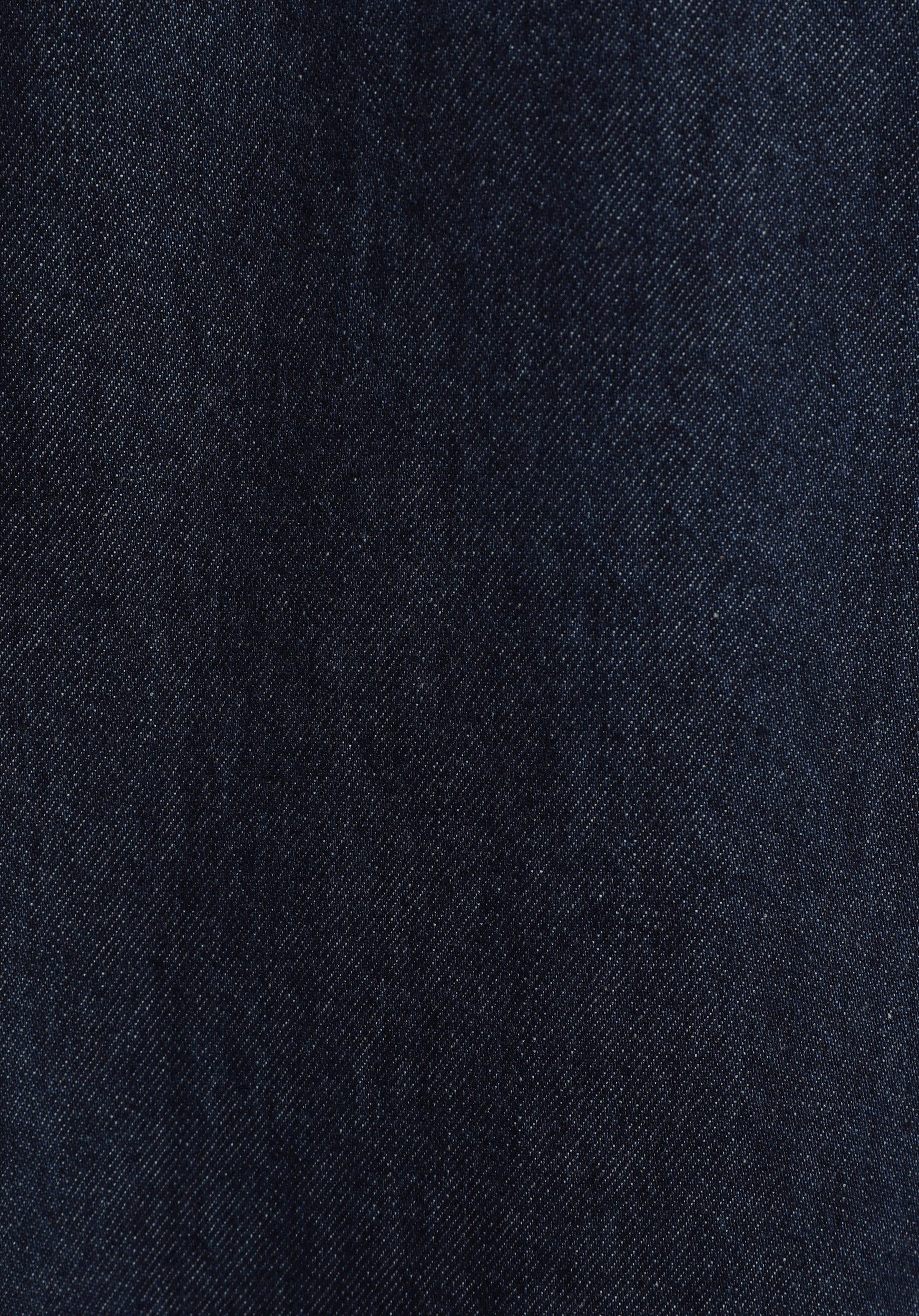 Regular Fit Klasik Yaka Düz Erkek Dark İndigo Denim Uzun Kol Gömlek