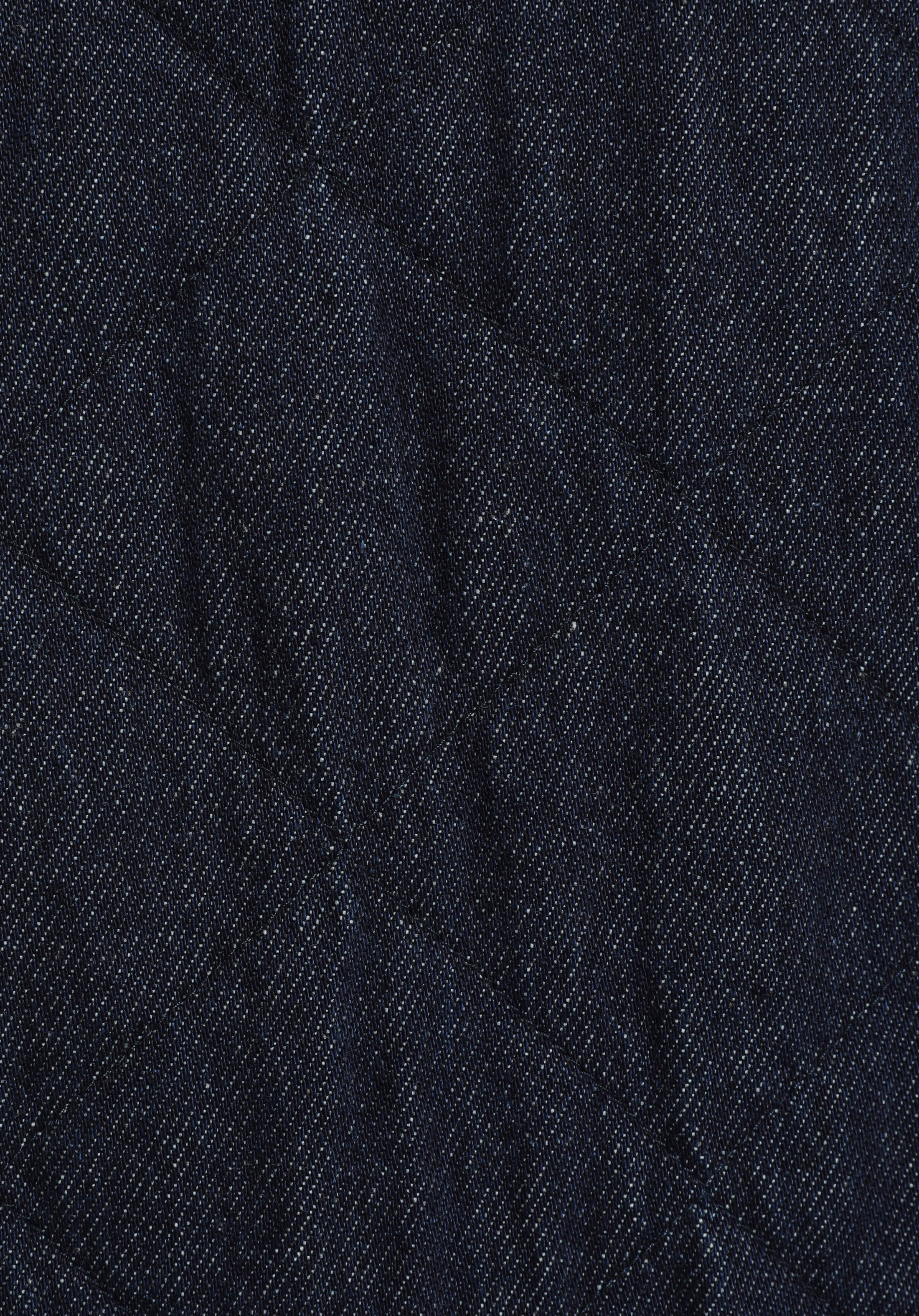 Regular Fit Düğmeli Astarlı  Kadın Dark İndigo Denim Ceket