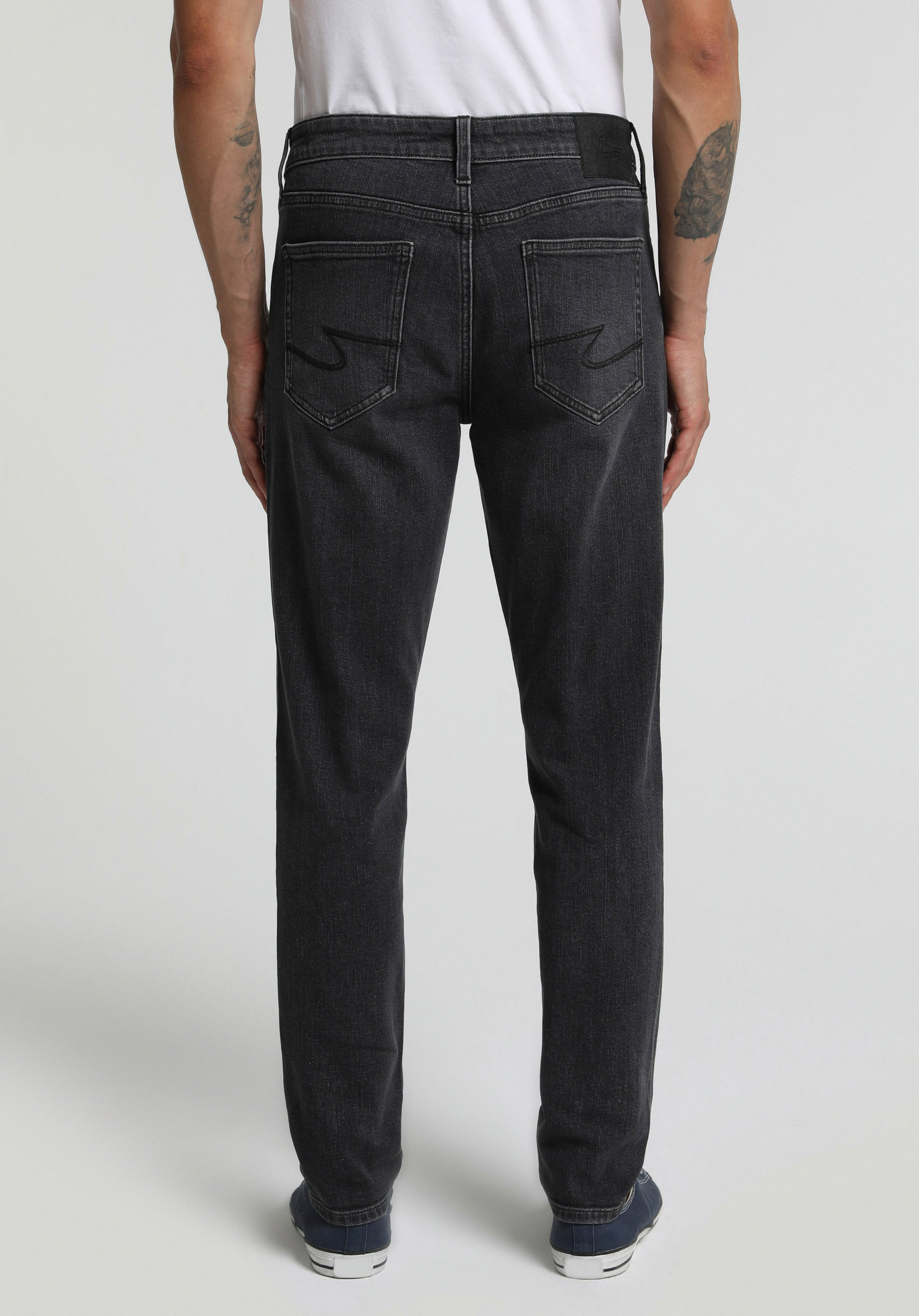 Slim Fit   Erkek Black Denim Jean Pantolon