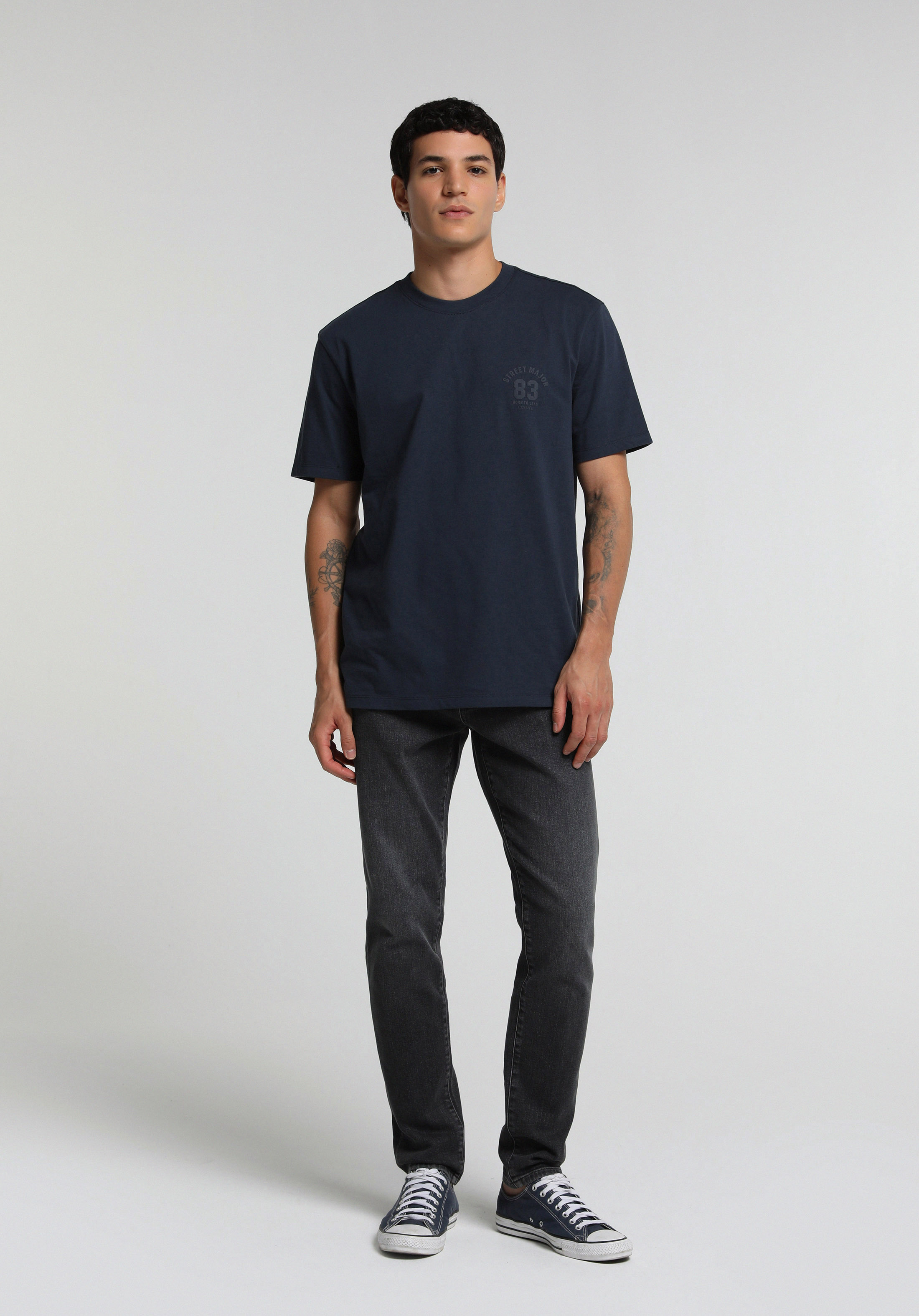 Slim Fit   Erkek Black Denim Jean Pantolon