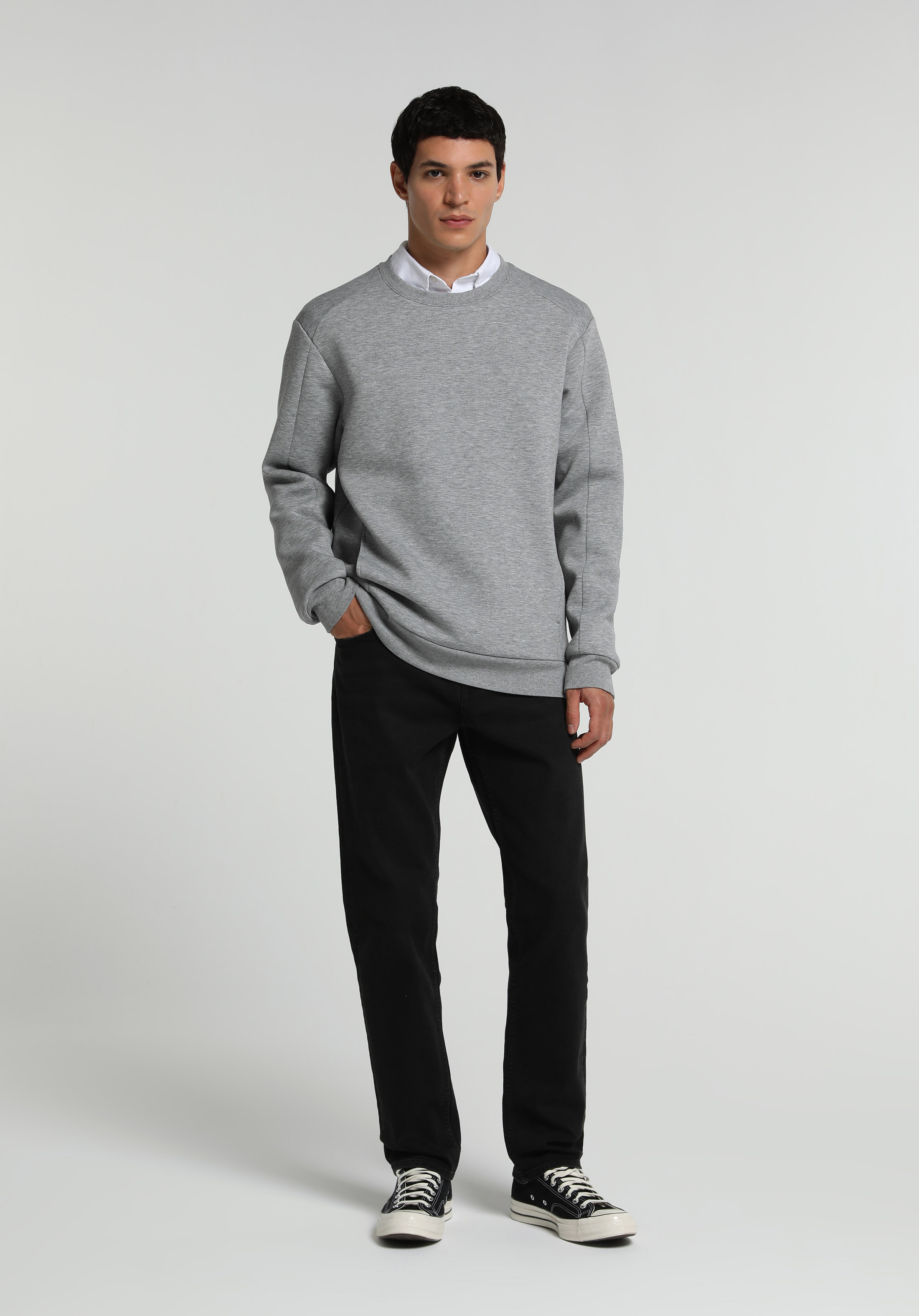 Slim Tapered Fit   Erkek Black Black Denim Jean Pantolon